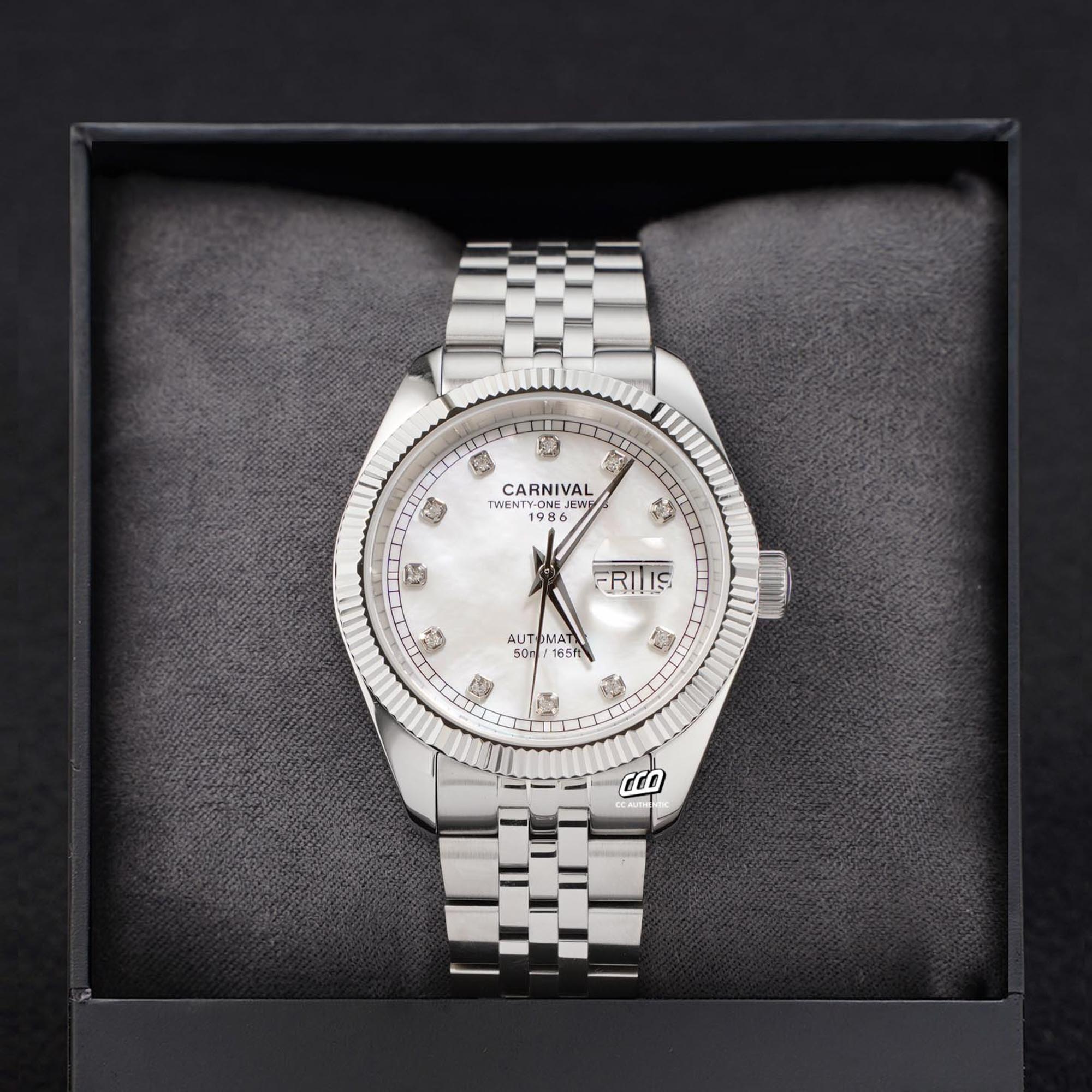 ĐỒNG HỒ NAM CARNIVAL 8131G VT TK AUTOMATIC 41MM