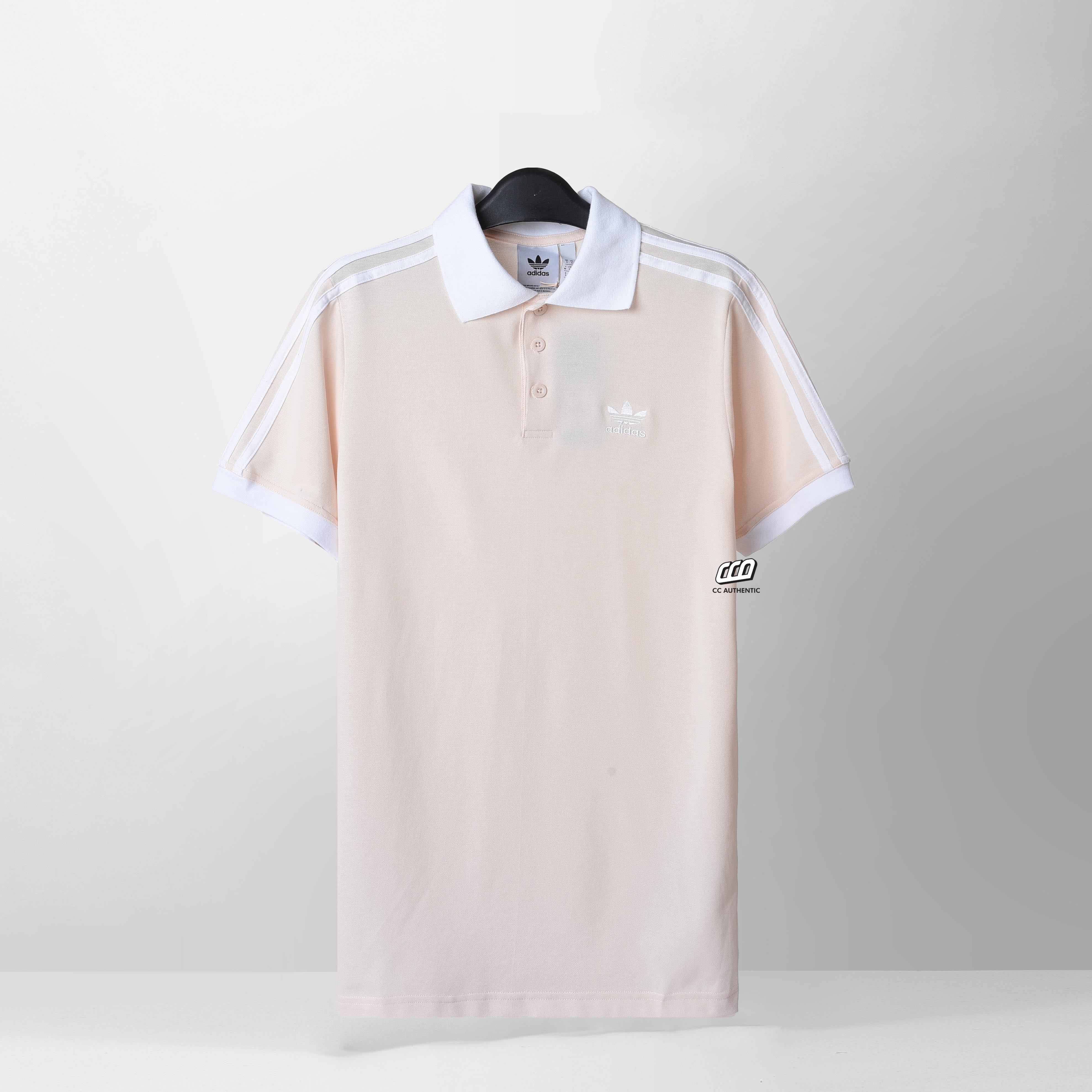 ADIDAS ADICOLOR CLASSIC 3 STRIPES POLO SHIRT - IVORY