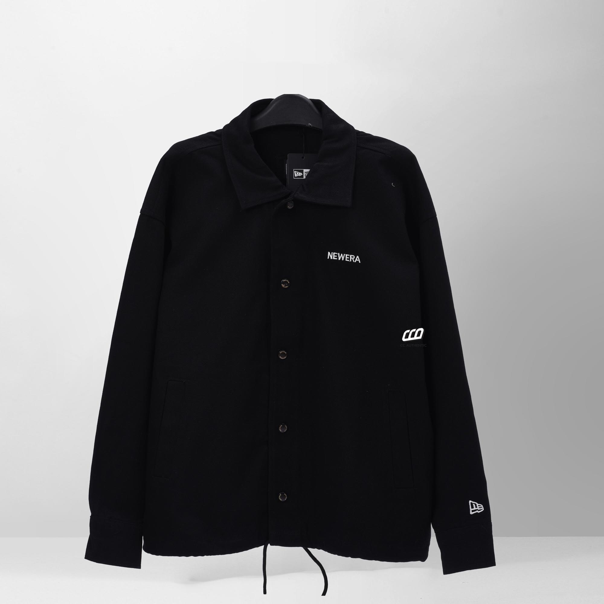 NEW ERA COACH JK41 BASIC LOGO JACKET - BLACK