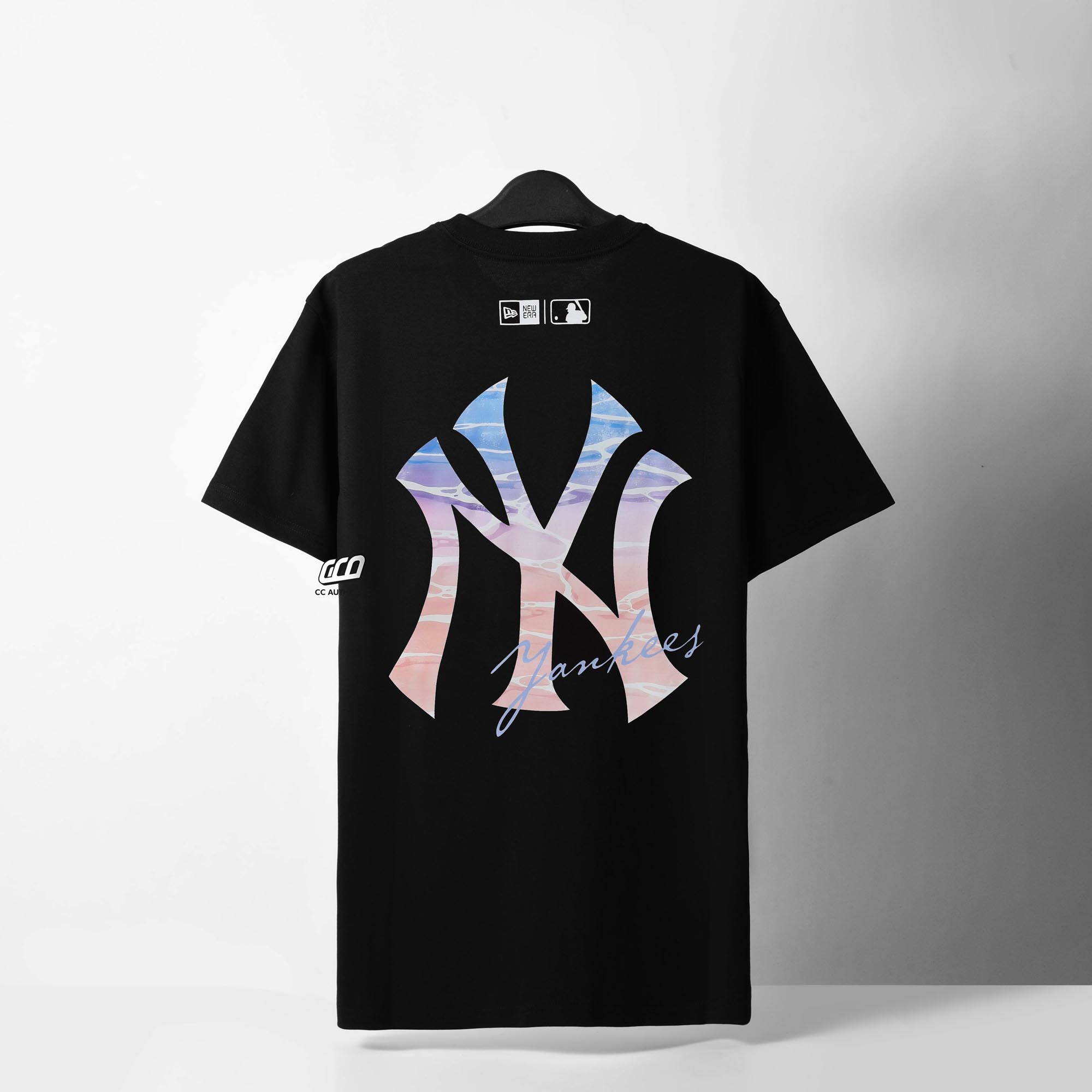 NEW ERA NYYK SUMMER T-SHIRT - BLACK