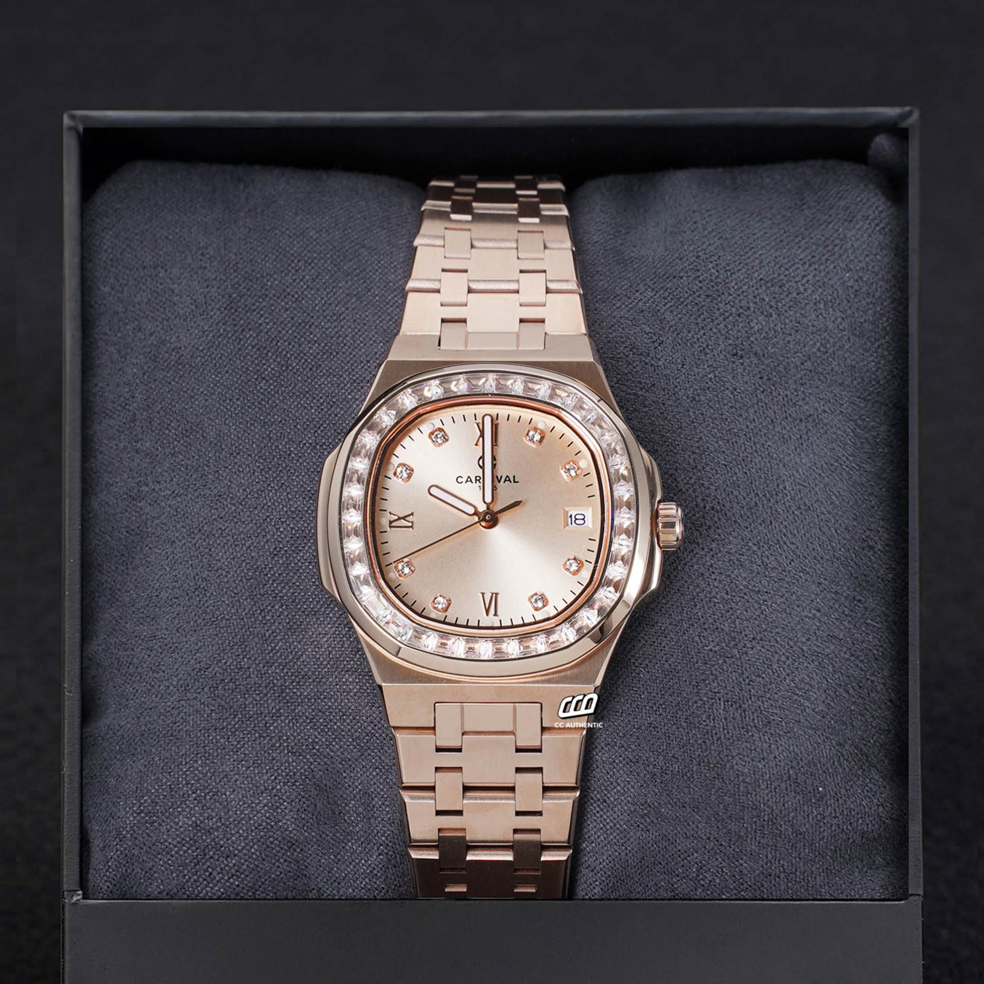 ĐỒNG HỒ NỮ CARNIVAL 8160L2 VH NN QUAZT 34MM