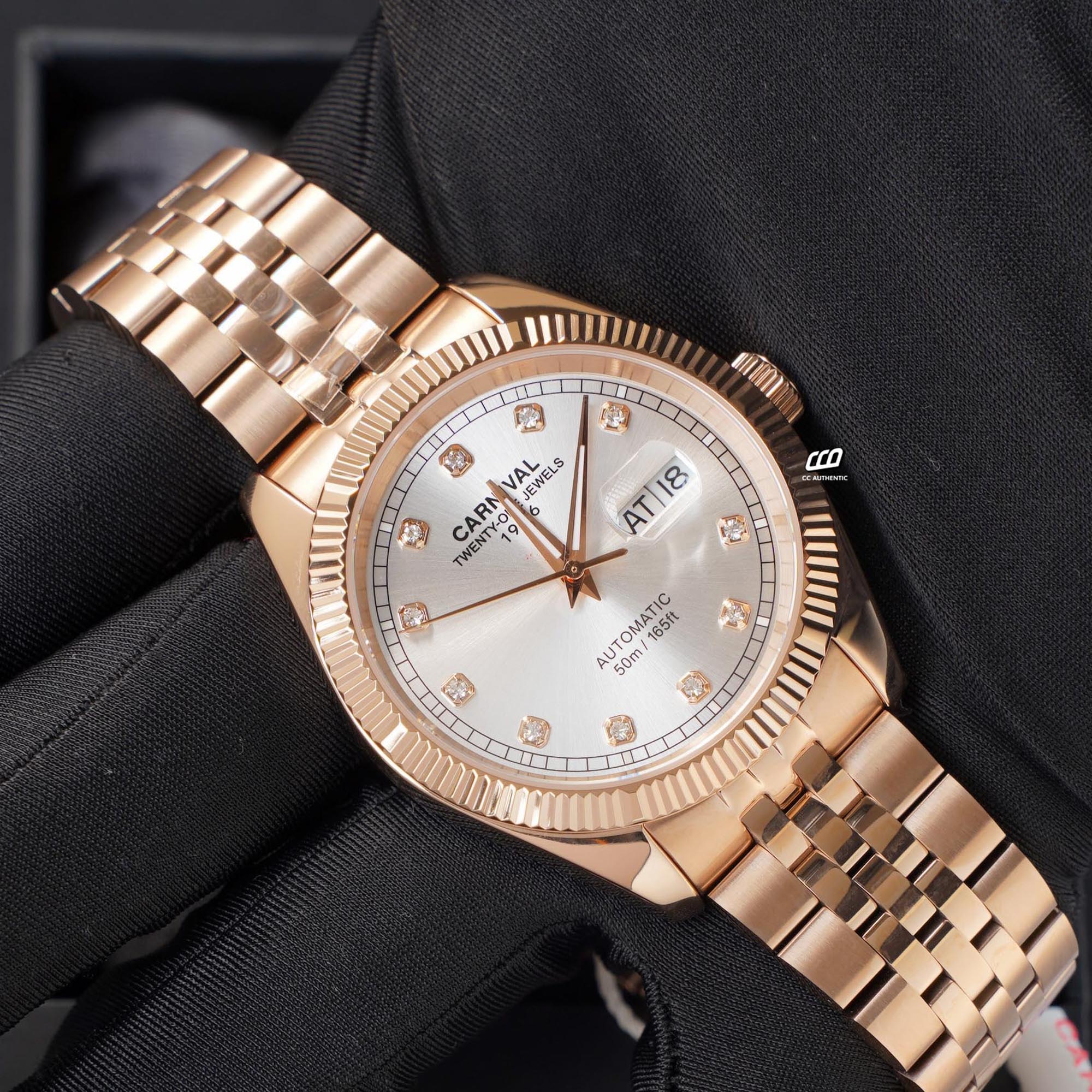 ĐỒNG HỒ NAM CARNIVAL 8131G VH T AUTOMATIC 41MM