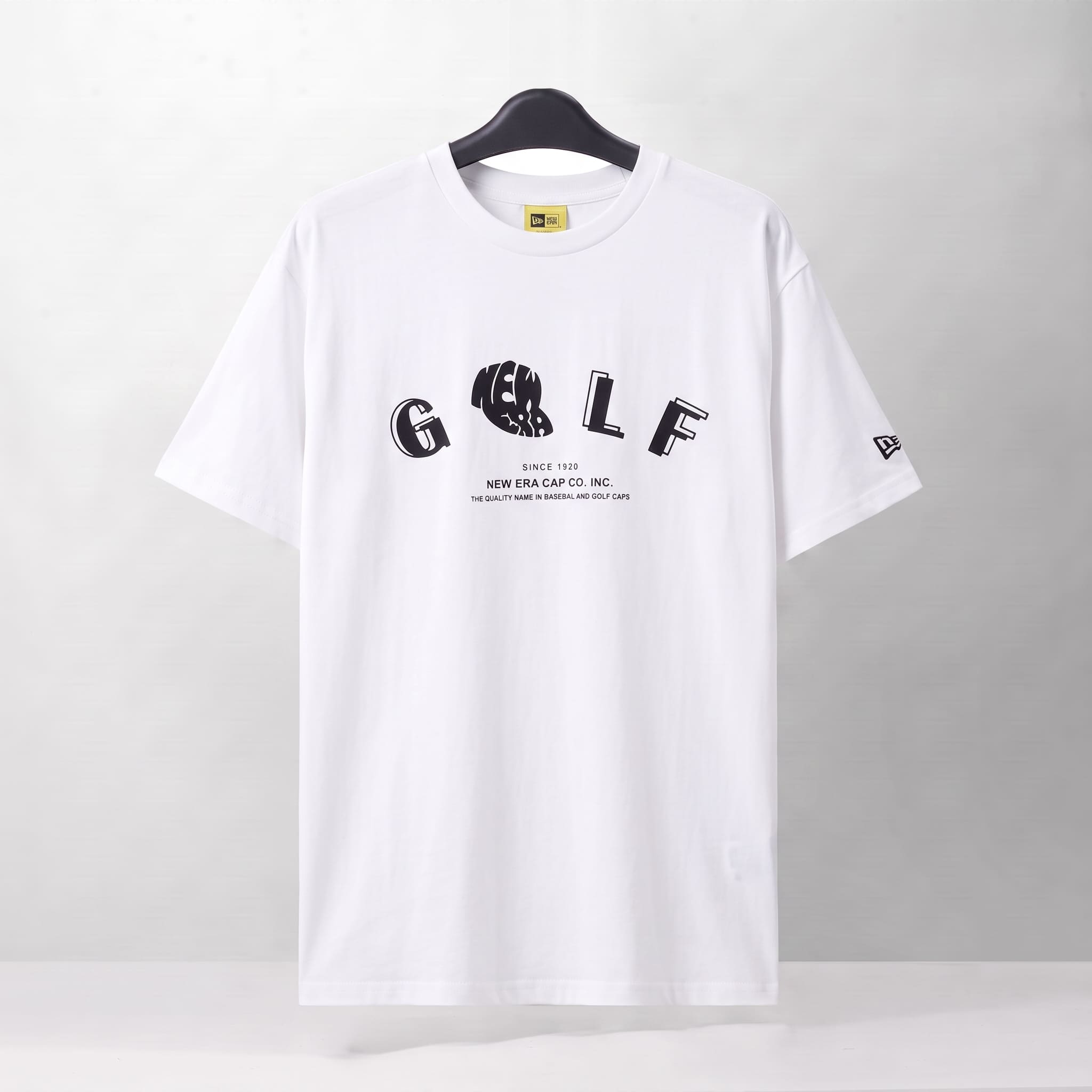 NEW ERA GOLF T-SHIRT - WHITE