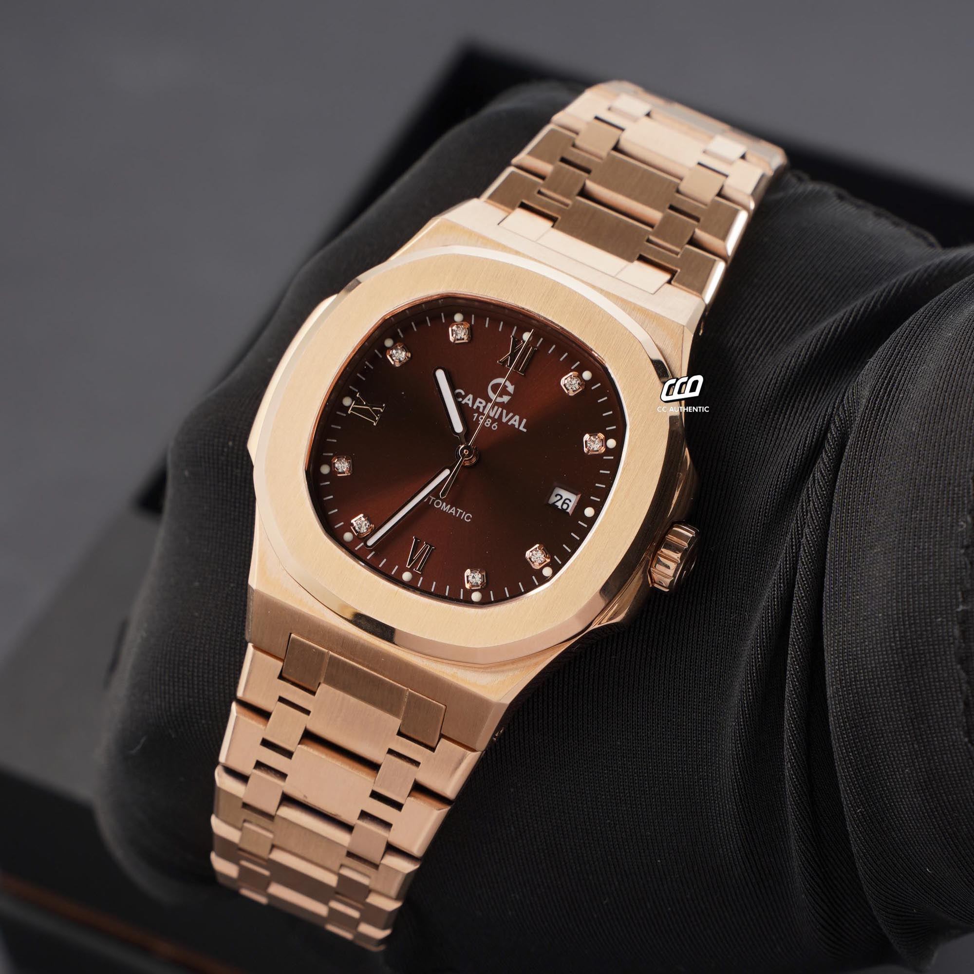 ĐỒNG HỒ NAM CARNIVAL 8160G VH N AUTOMATIC 41MM