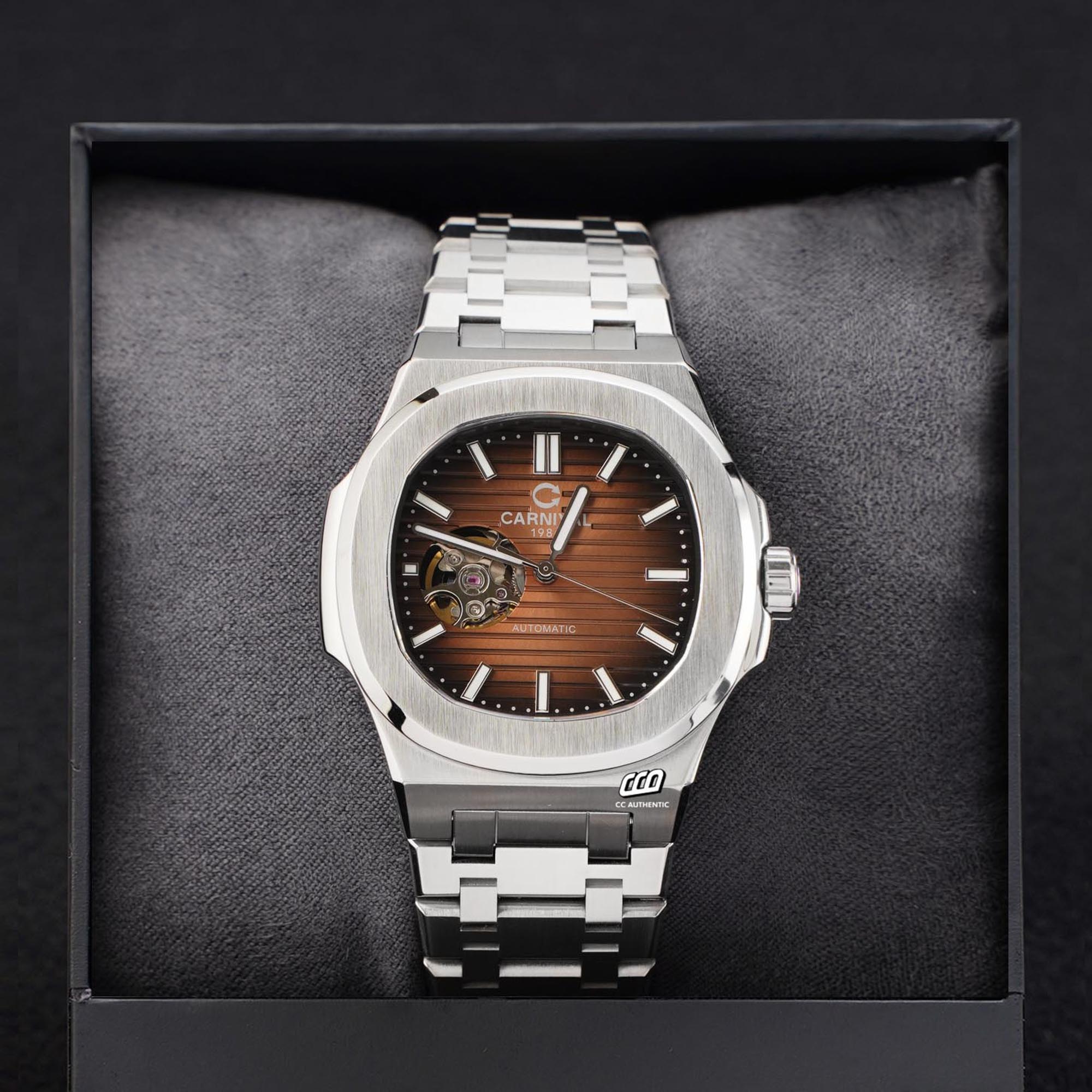 ĐỒNG HỒ NAM CARNIVAL 8128G1 VT N AUTOMATIC 41MM