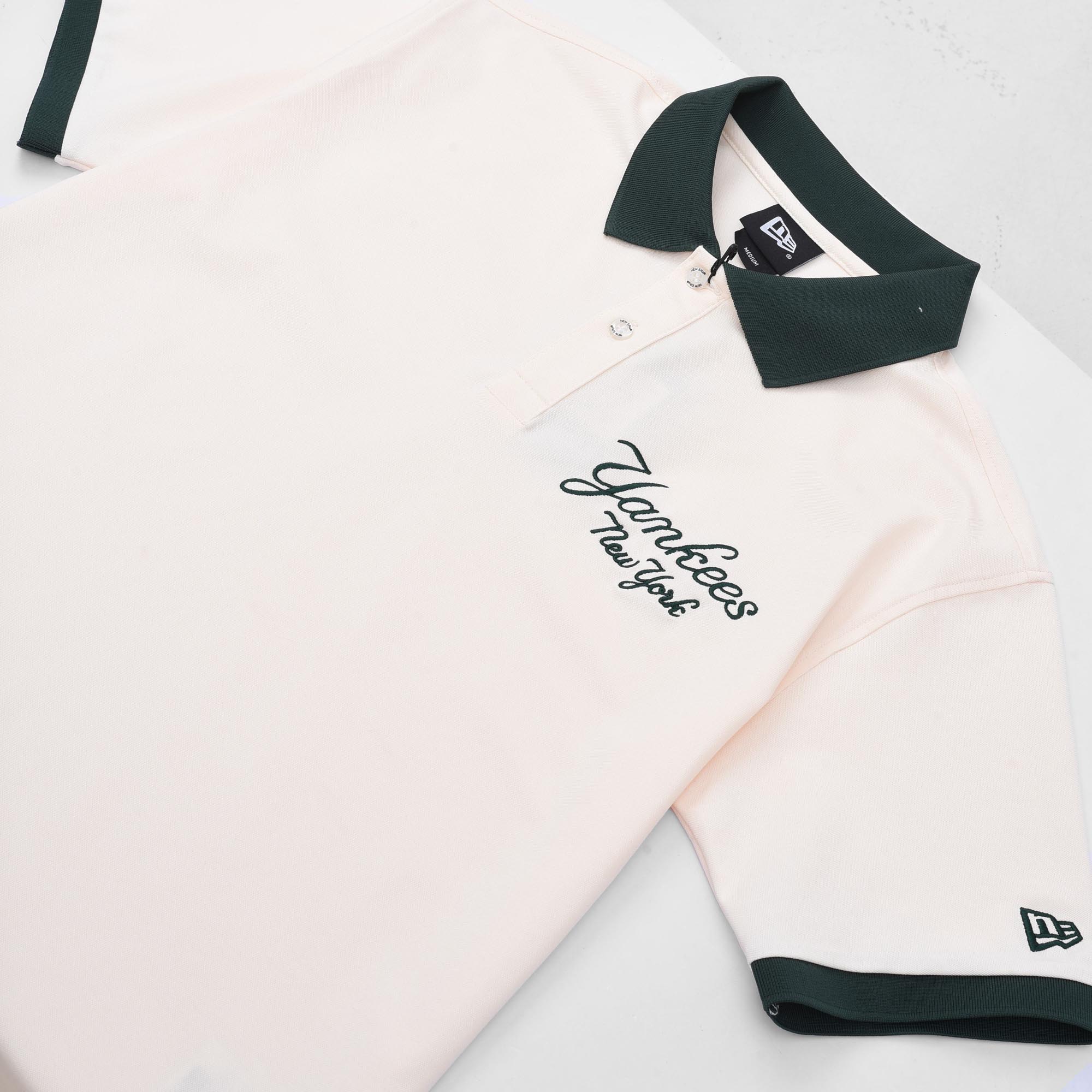 NEW ERA YKNY POLO SHIRT - IVORY