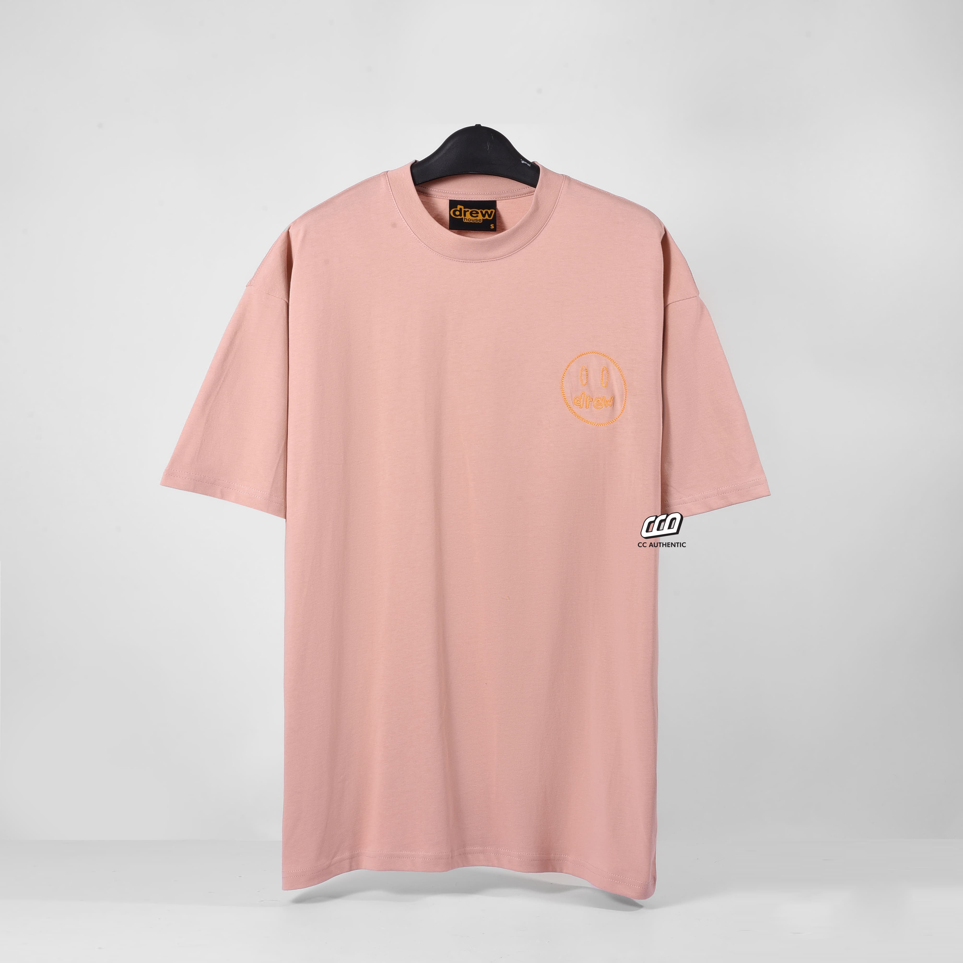 Drew House Mascot Embroidery SS Tshirt - Dusty Rose