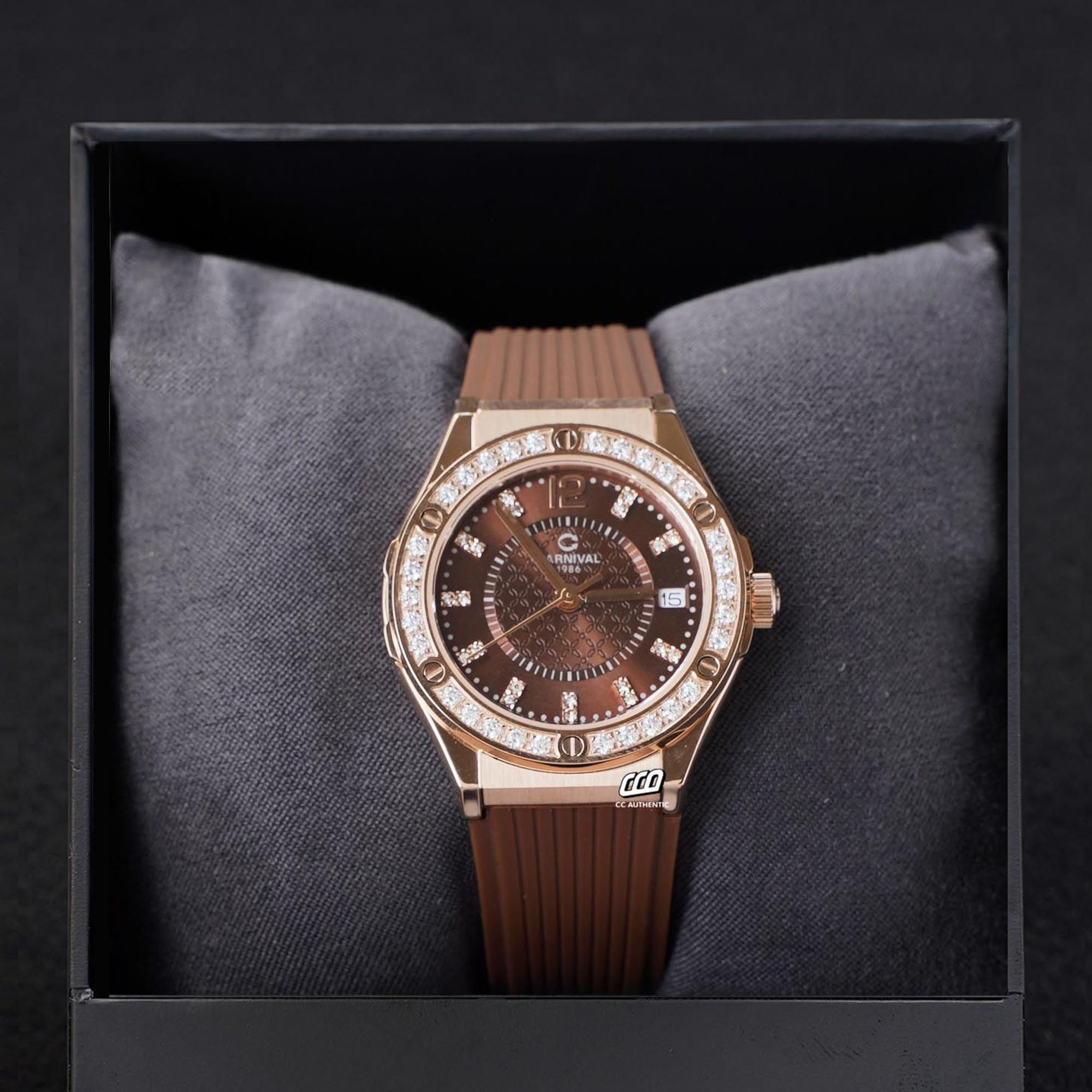 ĐỒNG HỒ NỮ CARNIVAL 8173L2 VH DCS N QUAZT 34MM