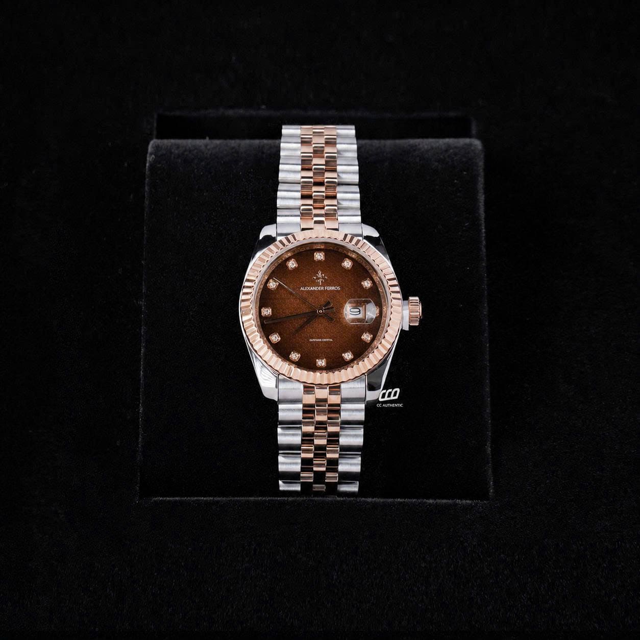 ĐỒNG HỒ NỮ ALEXANDER FERROS 8372D/08 QUARTZ 31MM