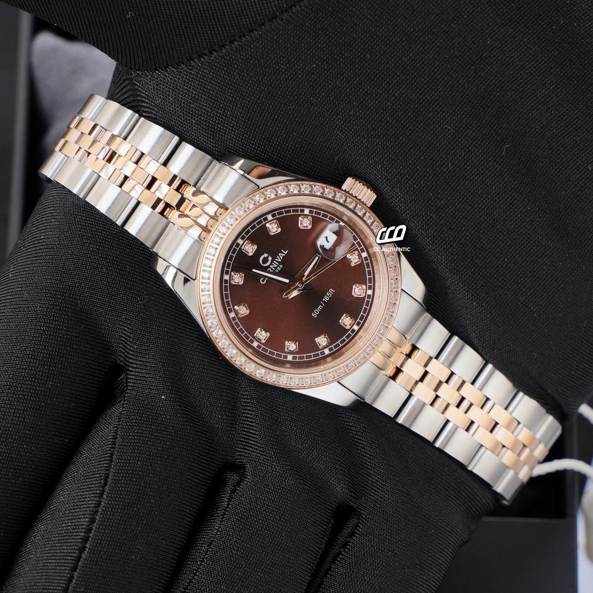 ĐỒNG HỒ NỮ CARNIVAL 8131L2 CH N QUAZT 32MM