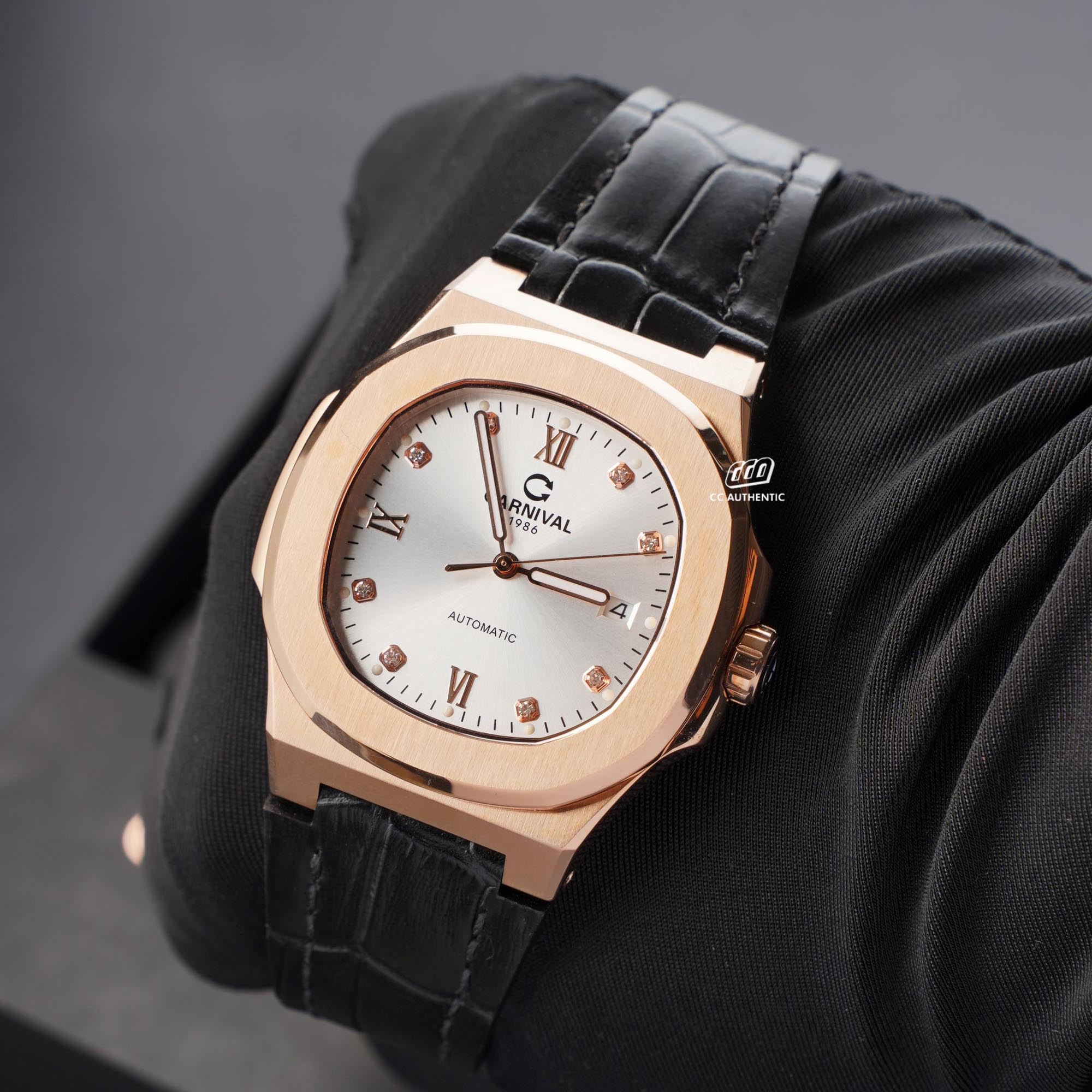 ĐỒNG HỒ NAM CARNIVAL 8160G VH DD T AUTOMATIC 41MM