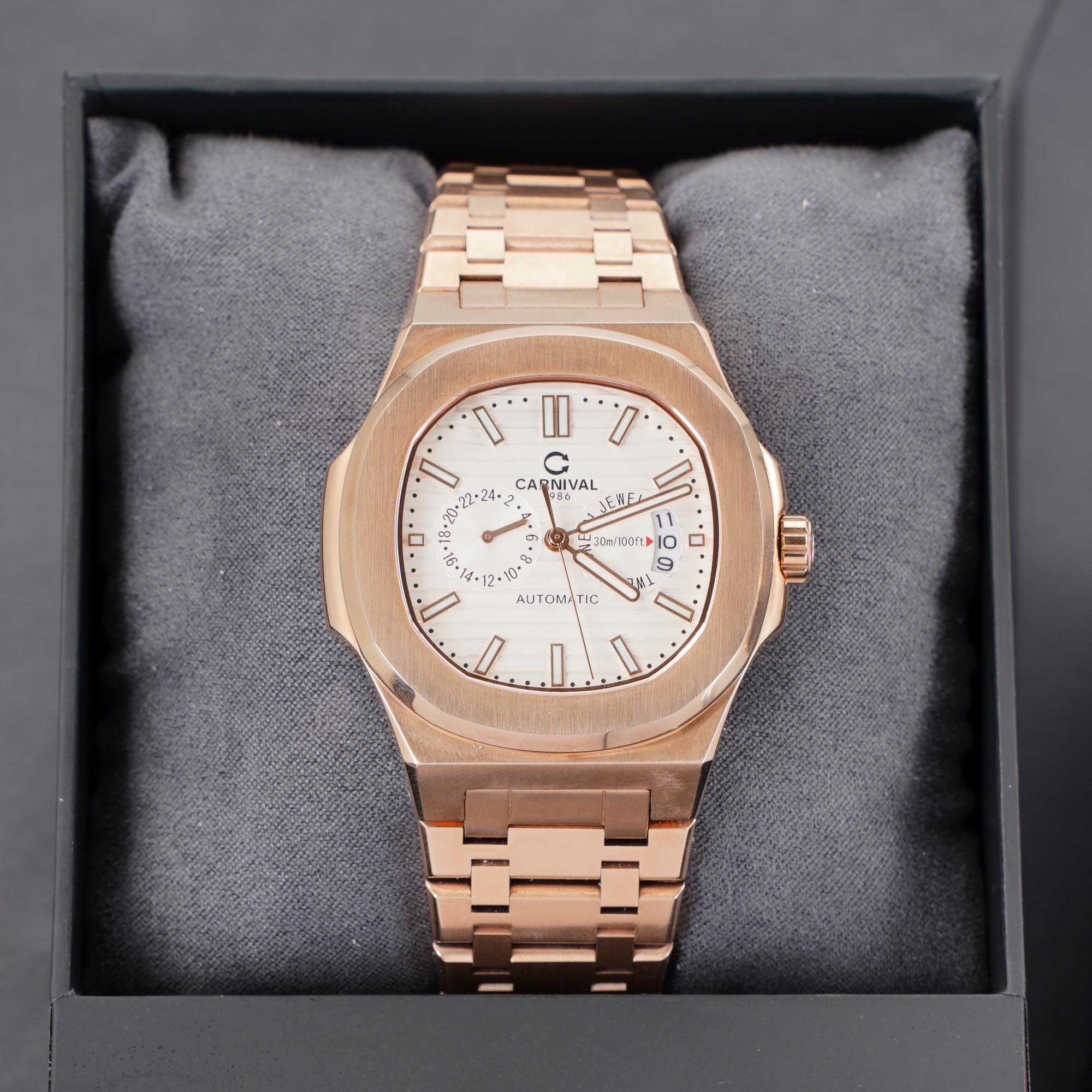 ĐỒNG HỒ NAM CARNIVAL 8158G VH T AUTOMATIC 41MM