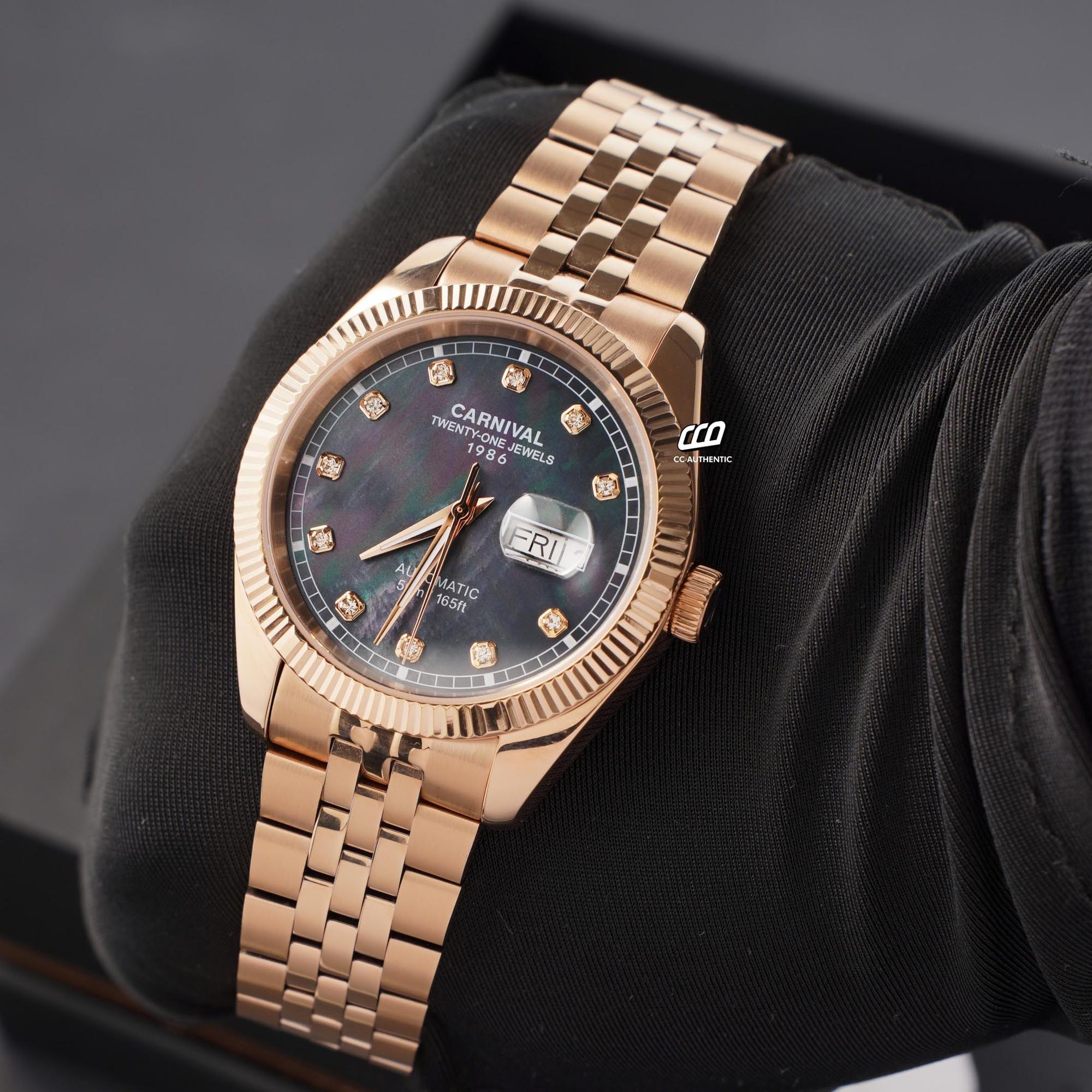 ĐỒNG HỒ NAM CARNIVAL 8131G VH DK AUTOMATIC 41MM