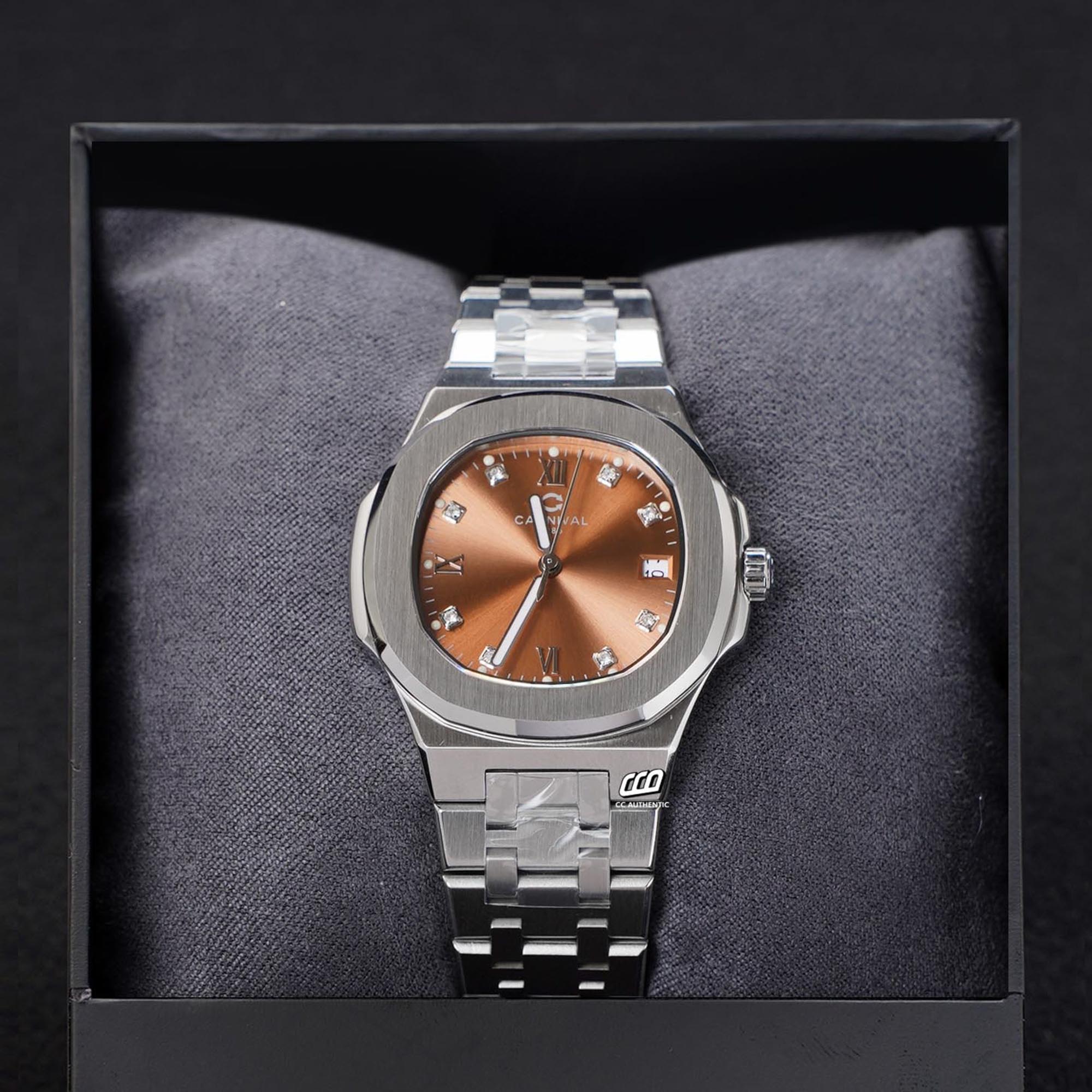 ĐỒNG HỒ NỮ CARNIVAL 8160L VH NCH QUAZT 34MM
