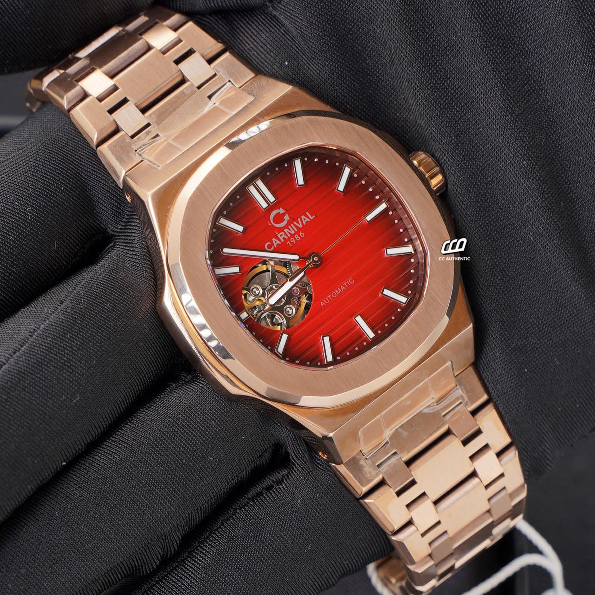 ĐỒNG HỒ NAM CARNIVAL 8128G1 VH DO AUTOMATIC 41MM