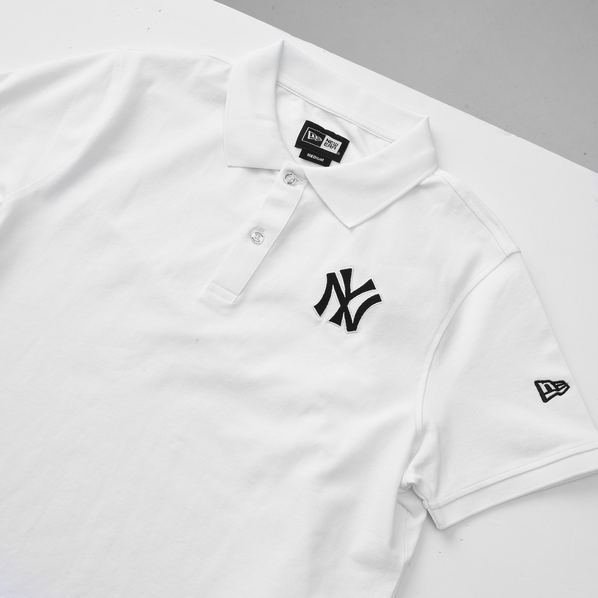 NEW ERA AP NY POLO SHIRT - WHITE