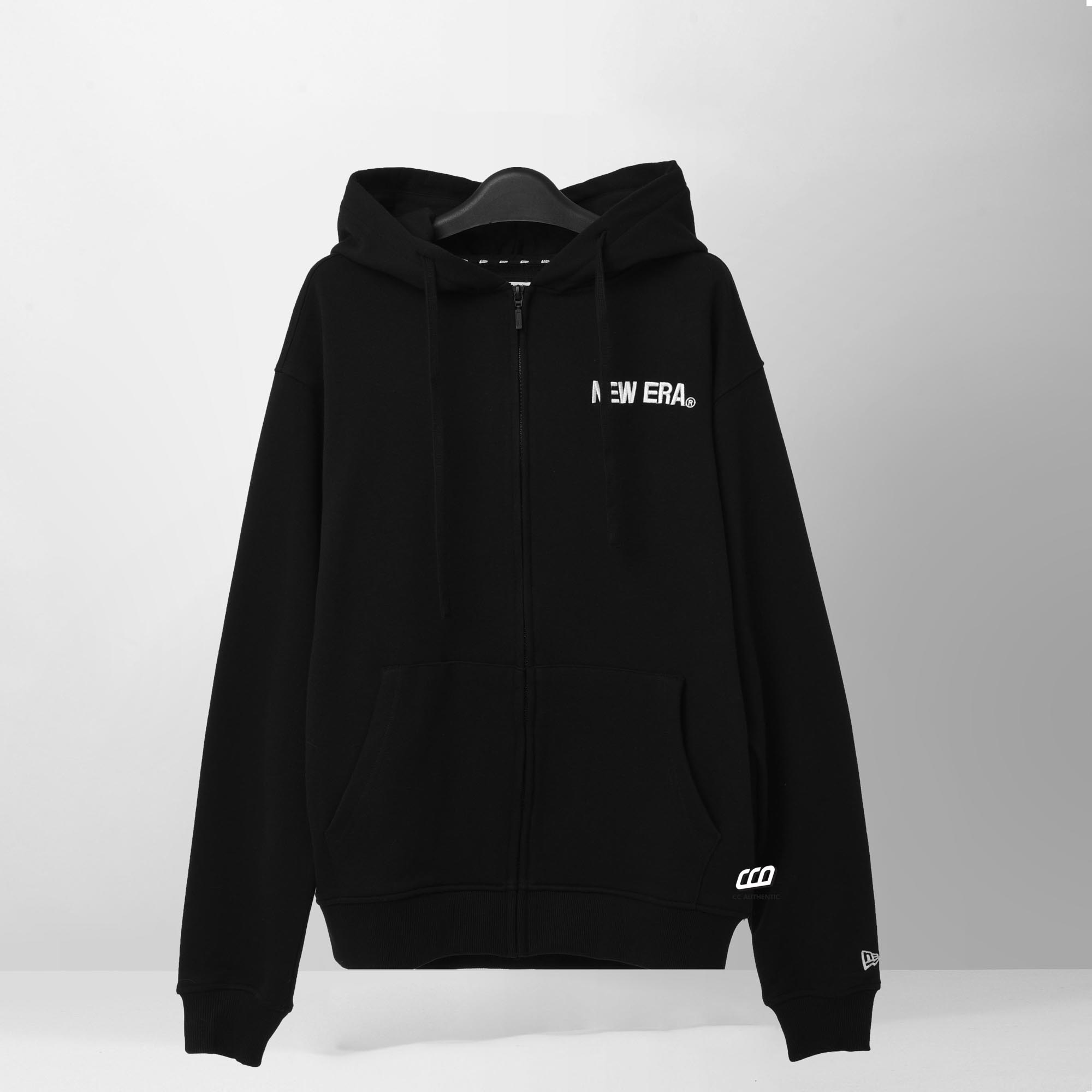 NEW ERA ESSENTIAL FT31 ZIP HOODIE - BLACK