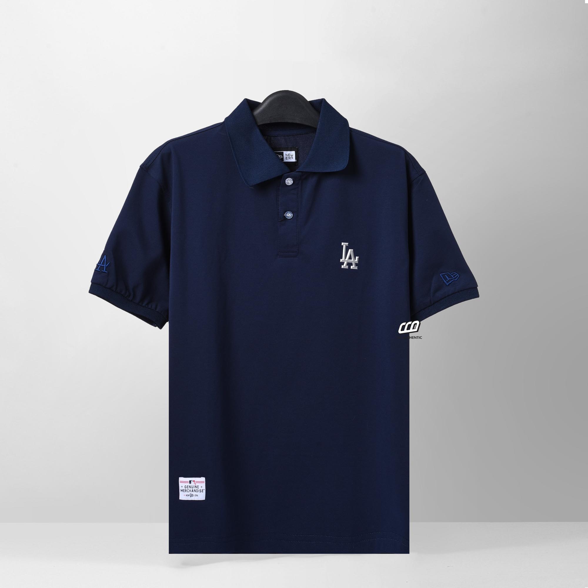 NEW ERA METAL A LOSDOD POLO SHIRT - NAVY