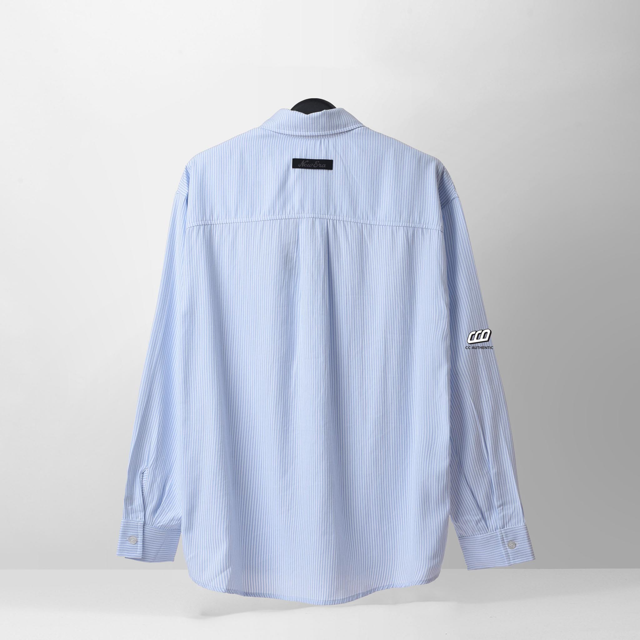 NEW ERA 1903 NY STRIPED SHIRT - SKY BLUE