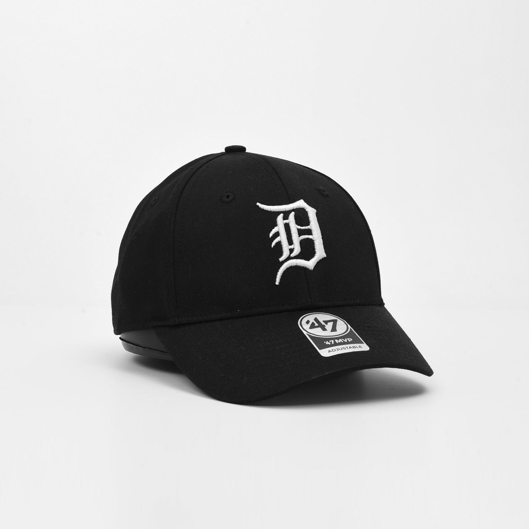 47 DETROIT WHITE LOGO CAP - BLACK