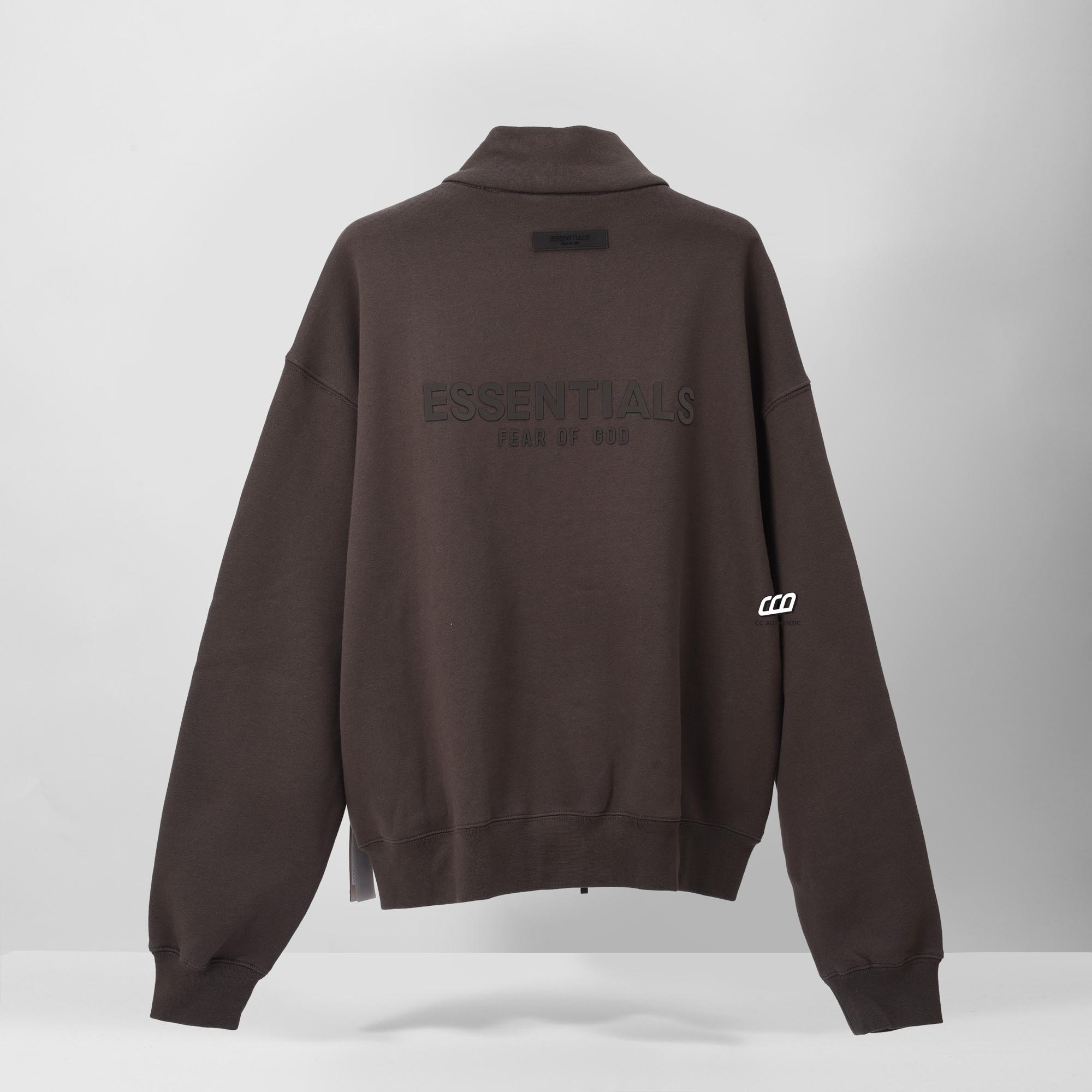 FOG ESSENTIALS SS23 FULLZIP HOODIE - OFFBLACK