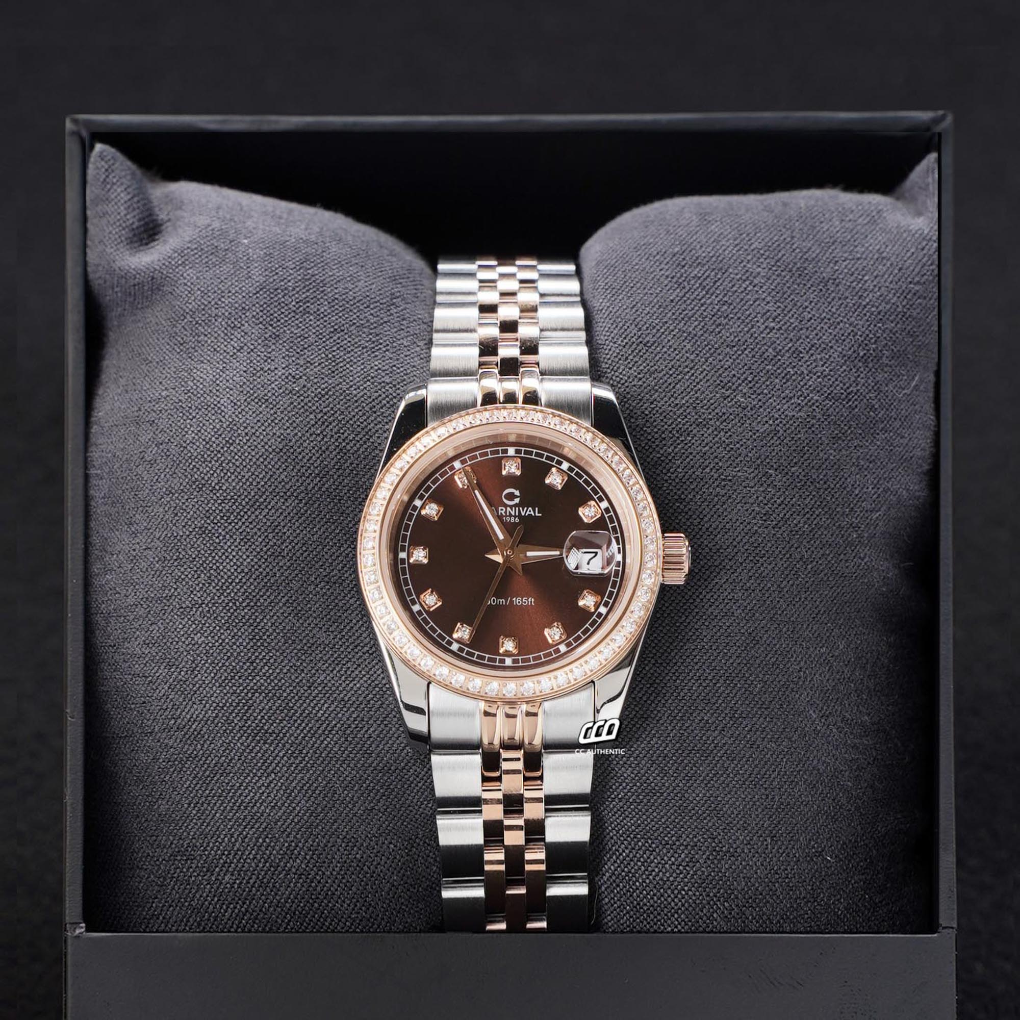 ĐỒNG HỒ NỮ CARNIVAL 8131L2 CH N QUAZT 32MM