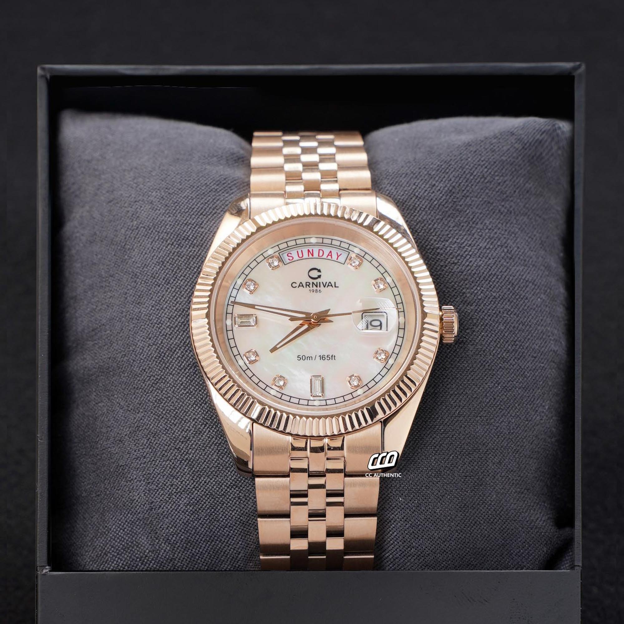 ĐỒNG HỒ NAM CARNIVAL 8190G VH TK QUAZT 40MM