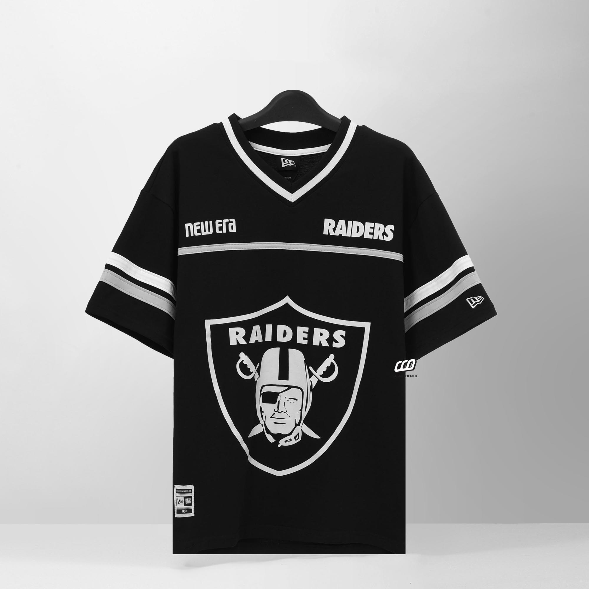 NEW ERA LAS VEGAS RAIDERS OVERSIZE T-SHIRT - BLACK