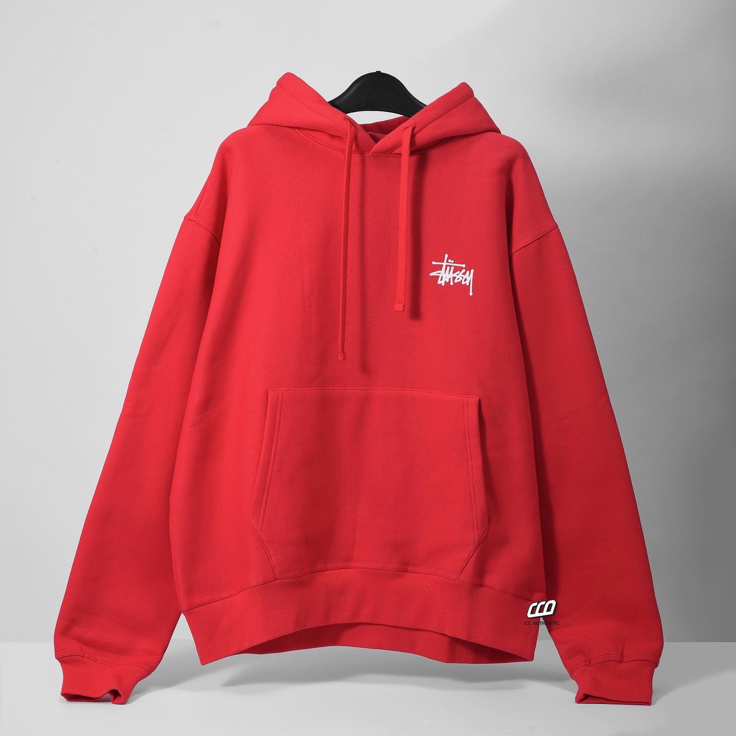 Stussy Basic Hoodie - Red