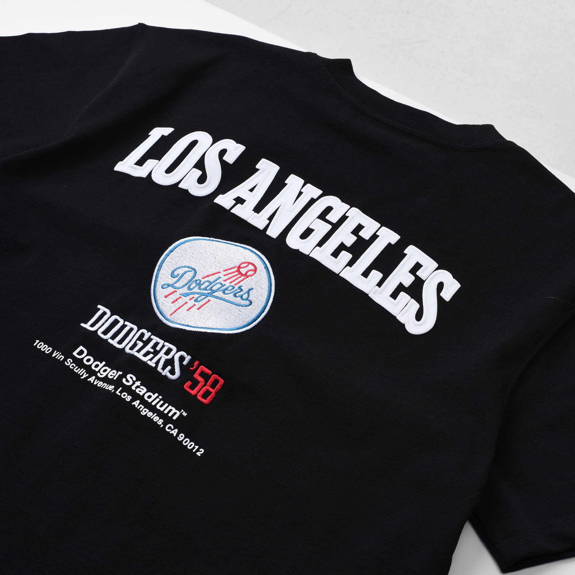 NEW ERA DODGERS STADIUM T-SHIRT - BLACK