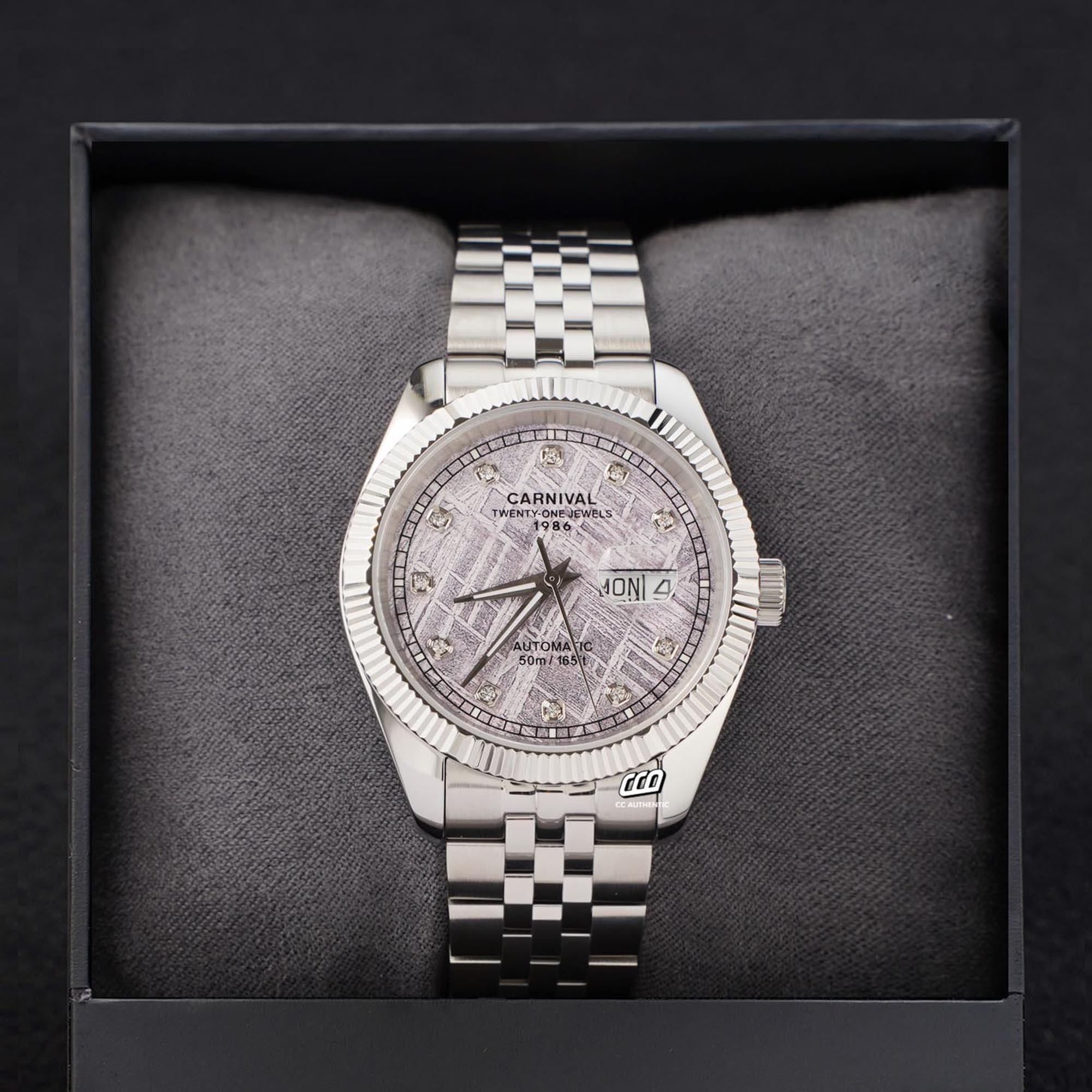 ĐỒNG HỒ NAM CARNIVAL 8131G VT TT AUTOMATIC 41MM