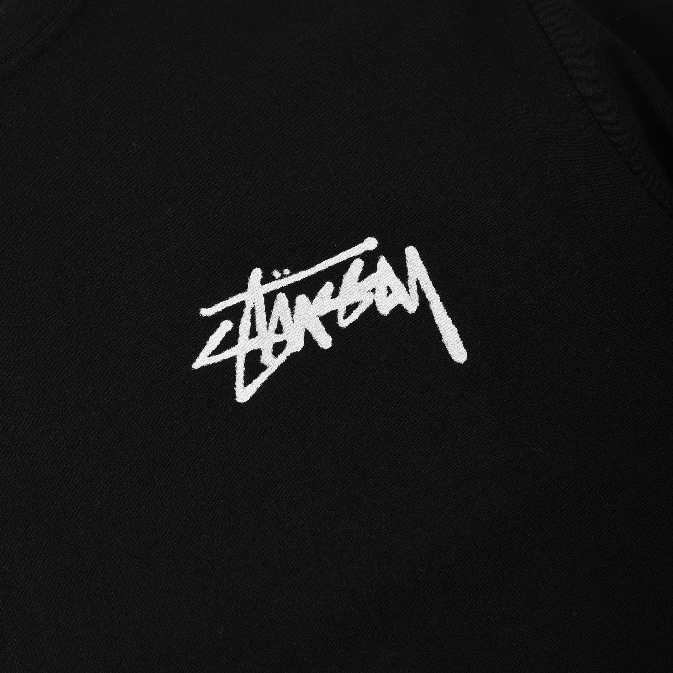 STUSSY PEACE & PROSPERITY TSHIRT - BLACK