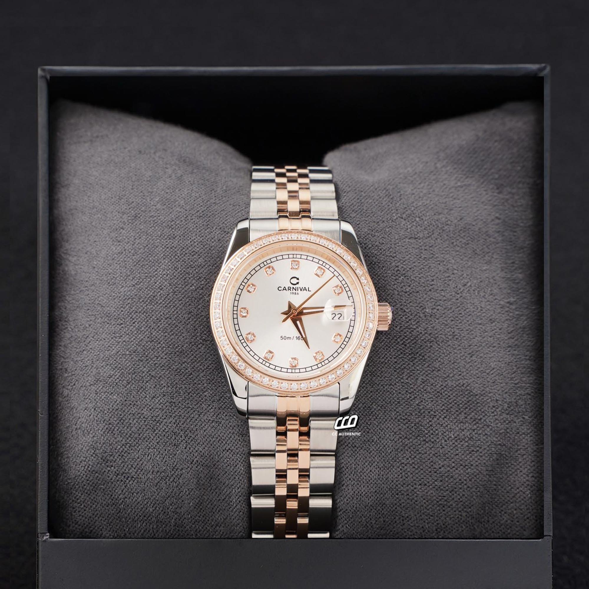 ĐỒNG HỒ NỮ CARNIVAL 8131L2 CH T QUAZT 32MM