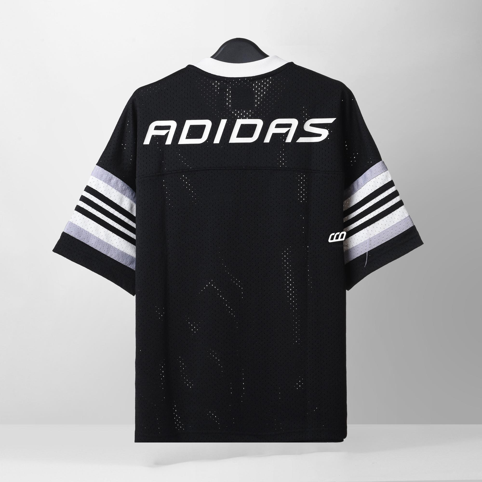ADIDAS ORIGINAL SPORT GENDER NEUTRAL JERSEY T-SHIRT - BLACK