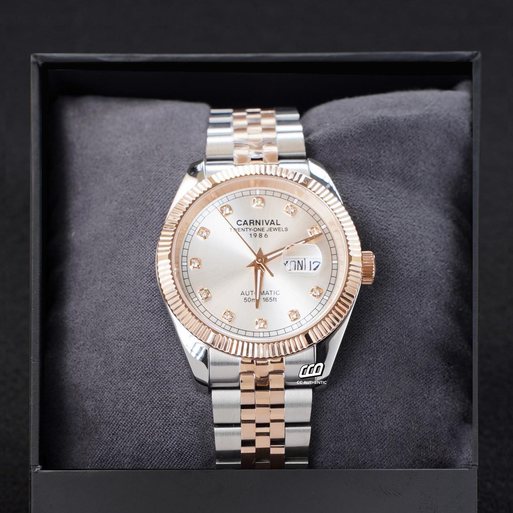 ĐỒNG HỒ NAM CARNIVAL 8131G CH T AUTOMATIC 41MM