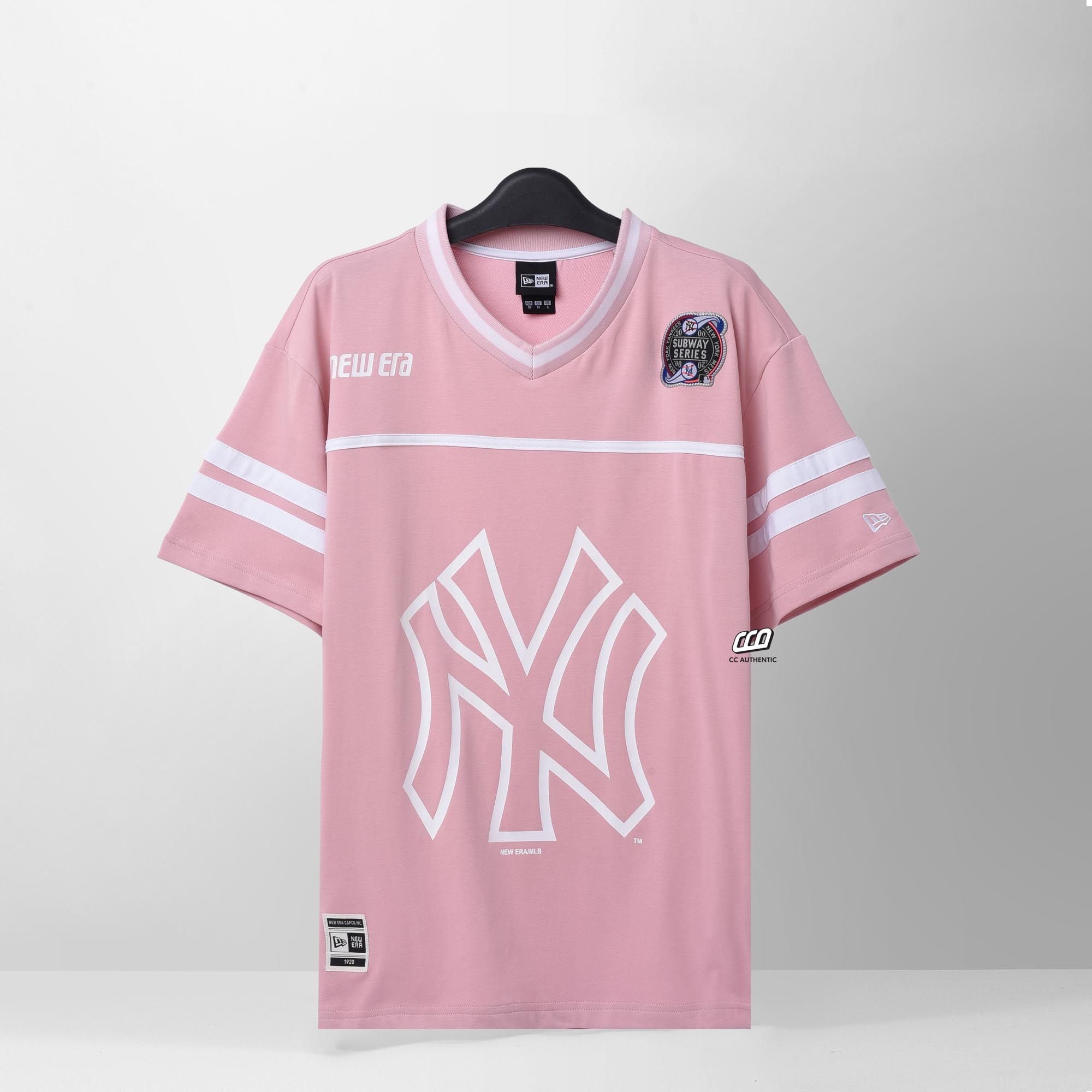 NEW ERA NEW YORK OVERSIZE T-SHIRT - CANDY PINK