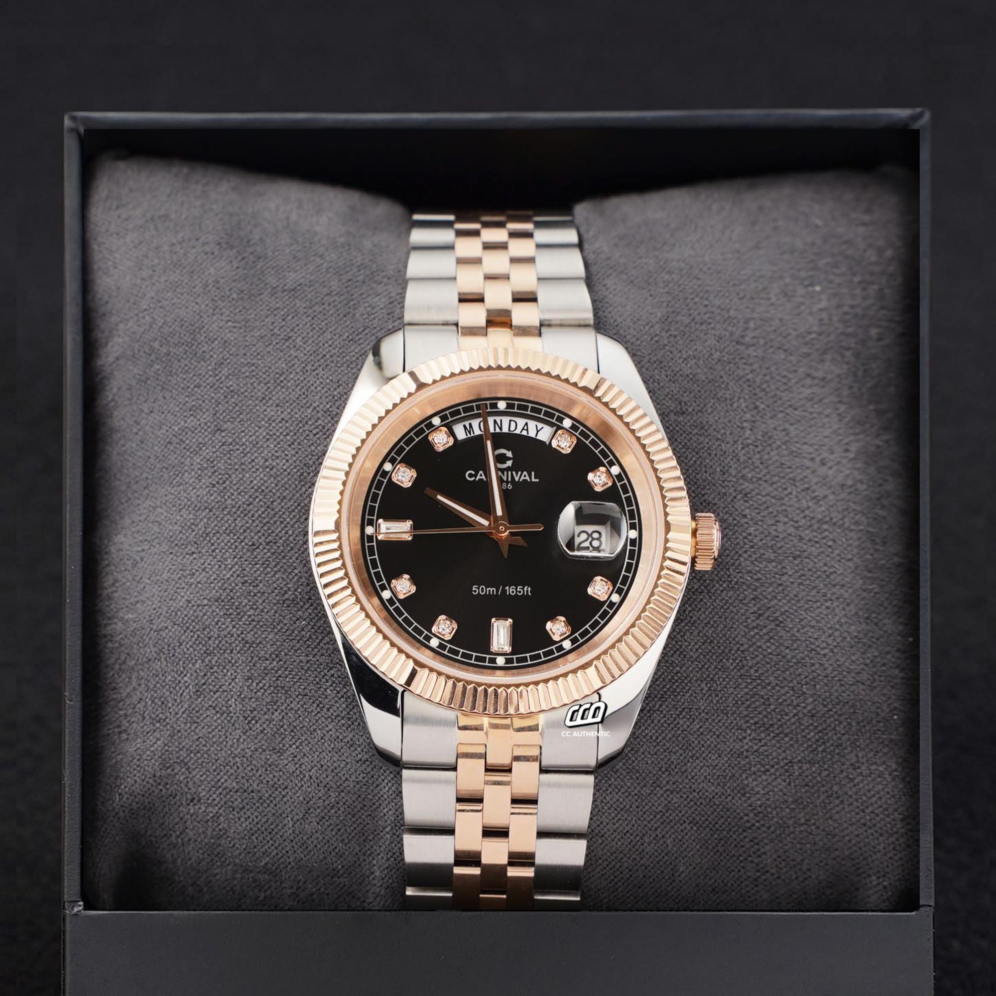 ĐỒNG HỒ NAM CARNIVAL 8190G CH D QUAZT 40MM