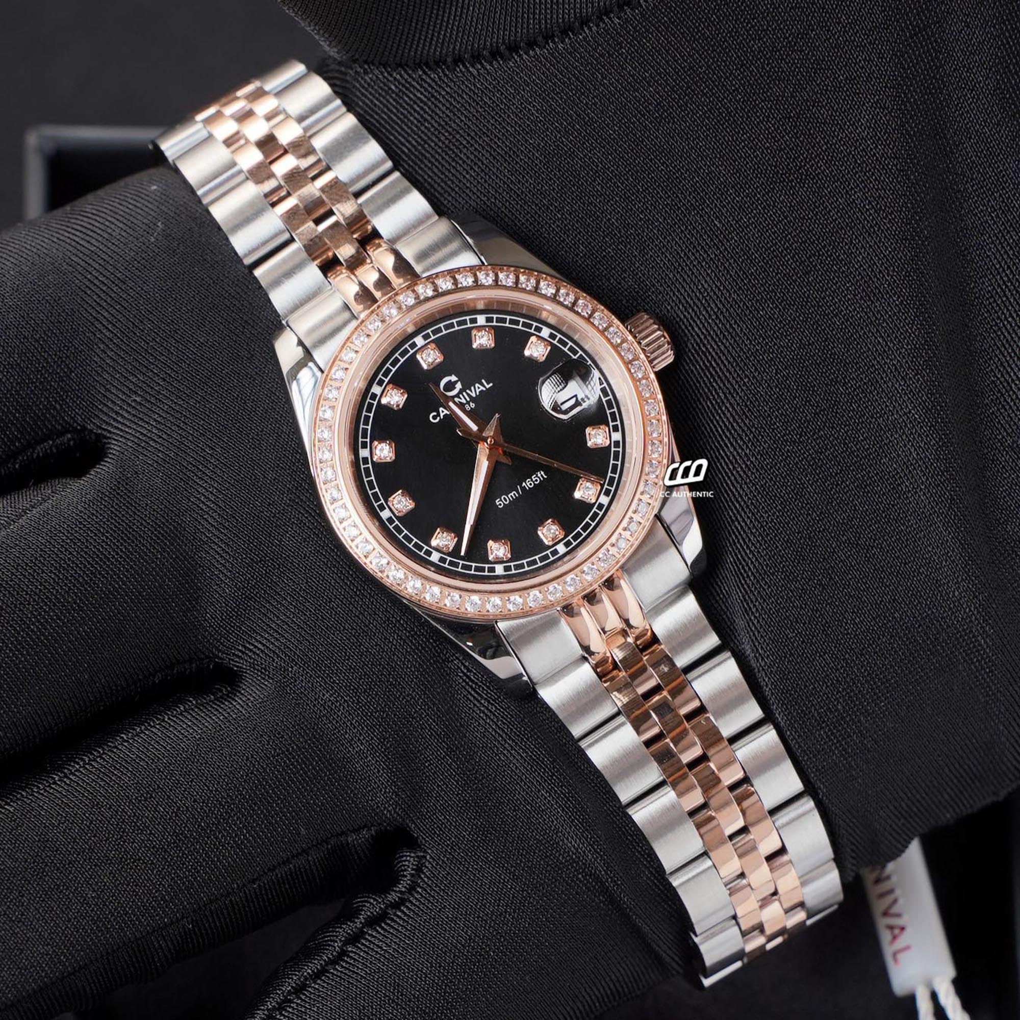 ĐỒNG HỒ NỮ CARNIVAL 8131L2 CH D QUAZT 32MM