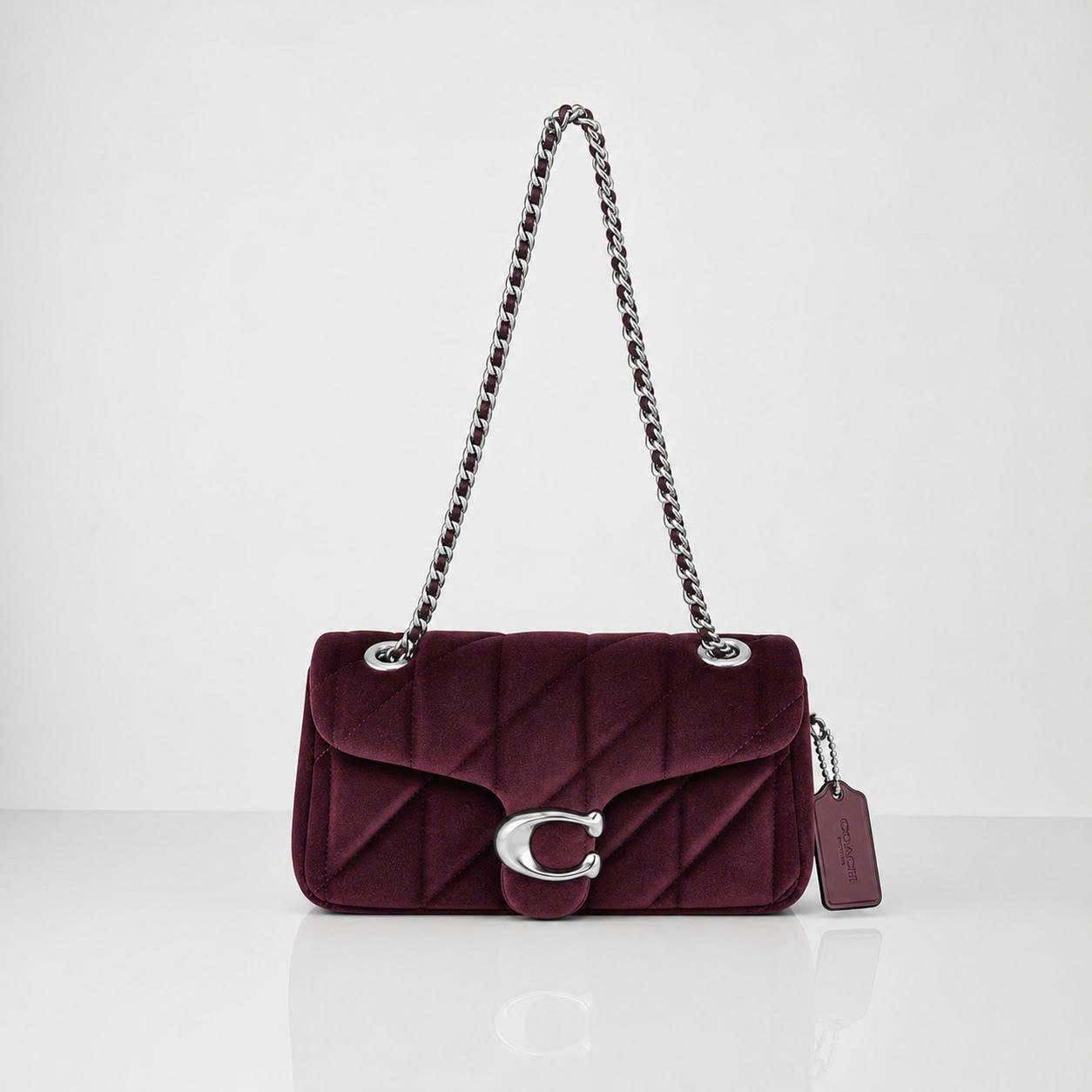 COACH TABBY 20 QUILTED SHOULDER BAG - VELVET