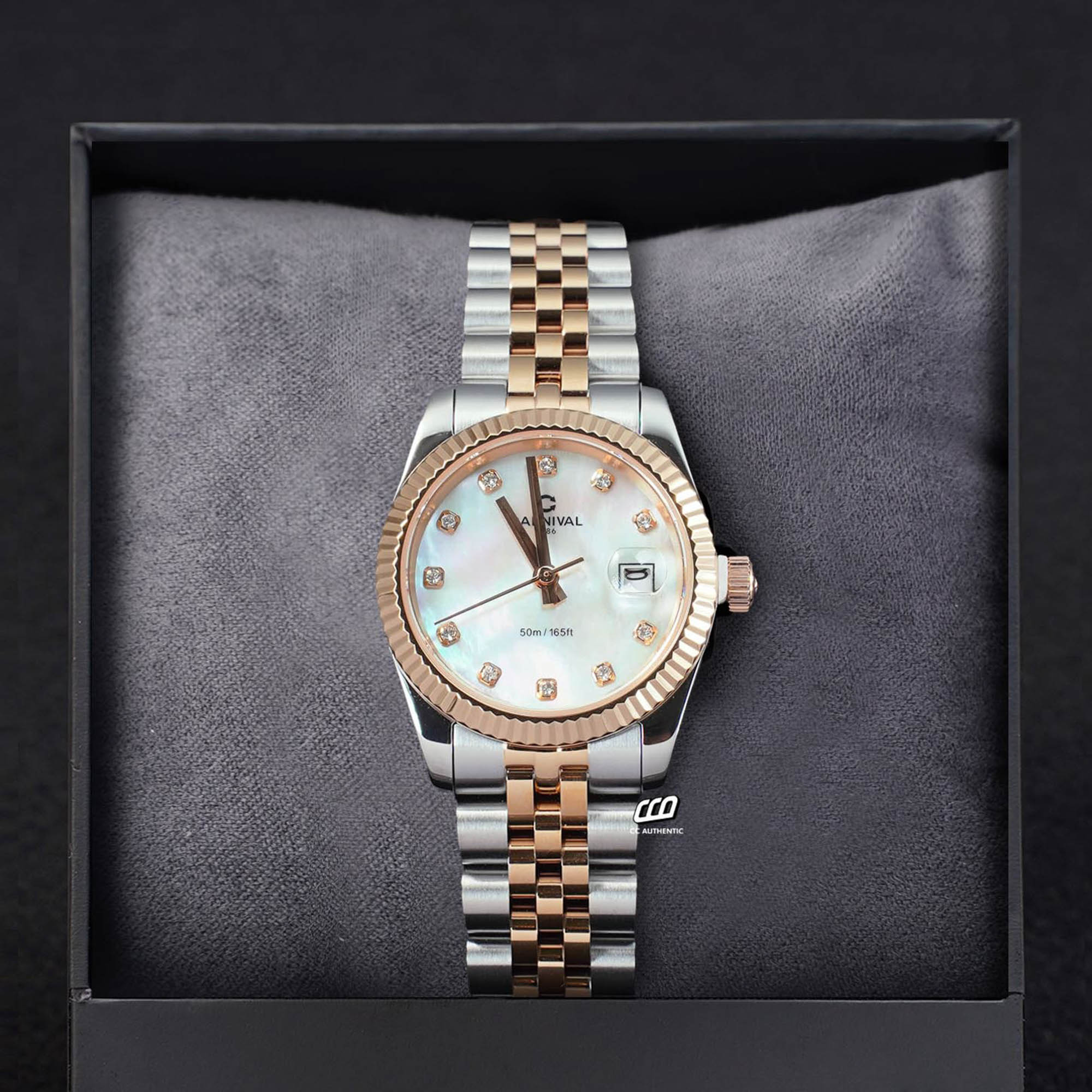 ĐỒNG HỒ NỮ CARNIVAL 8250L CH TK QUARTZ 32MM
