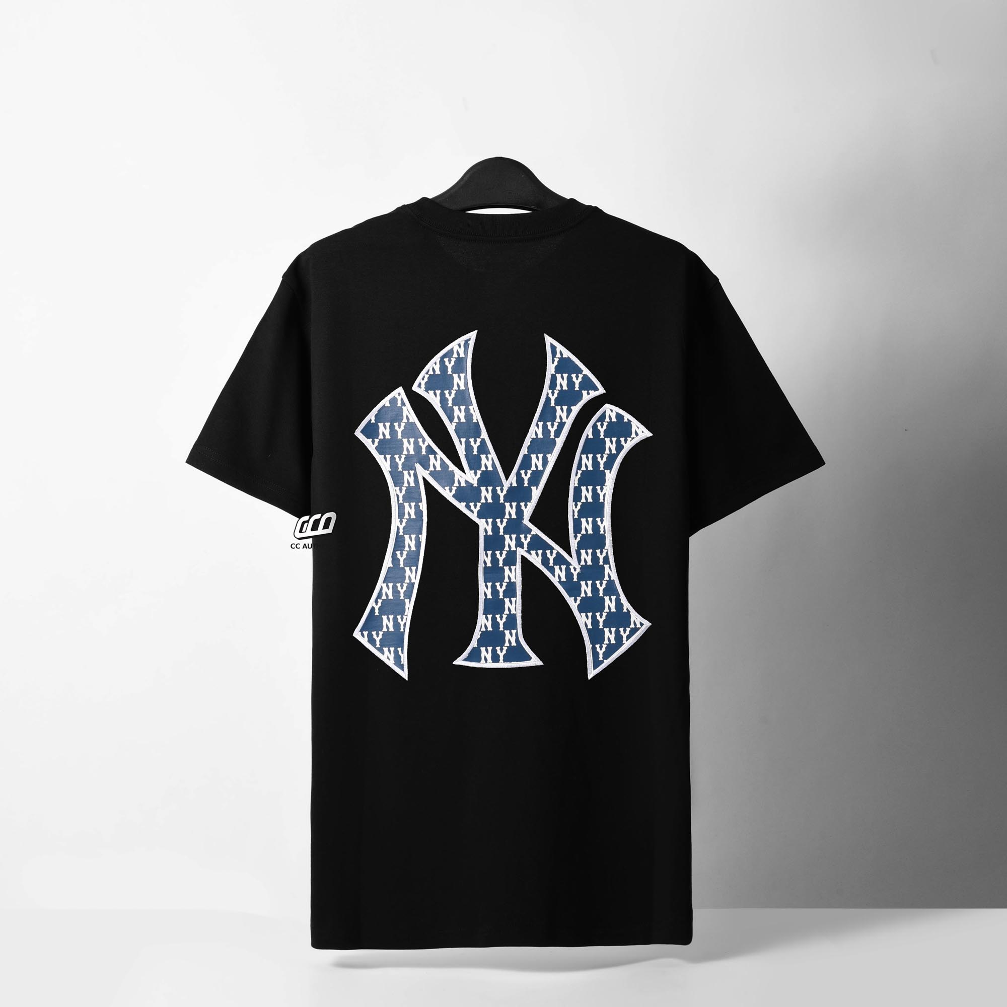 NEW ERA MONO NY LOGO T-SHIRT - BLACK