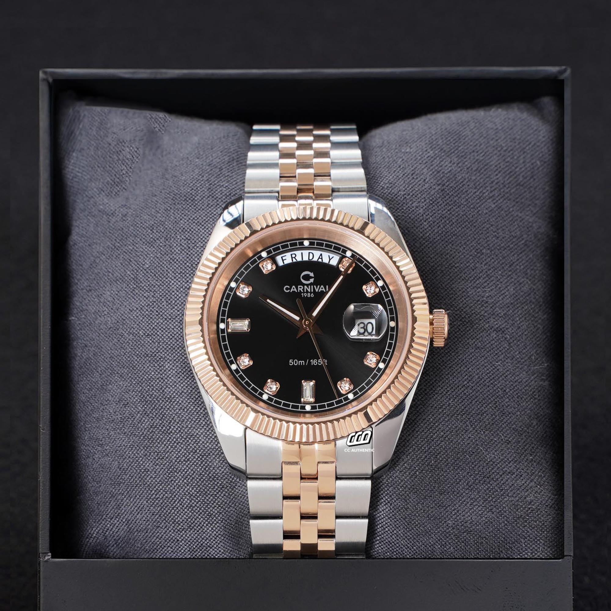 ĐỒNG HỒ NAM CARNIVAL 8190G CH D QUAZT 40MM