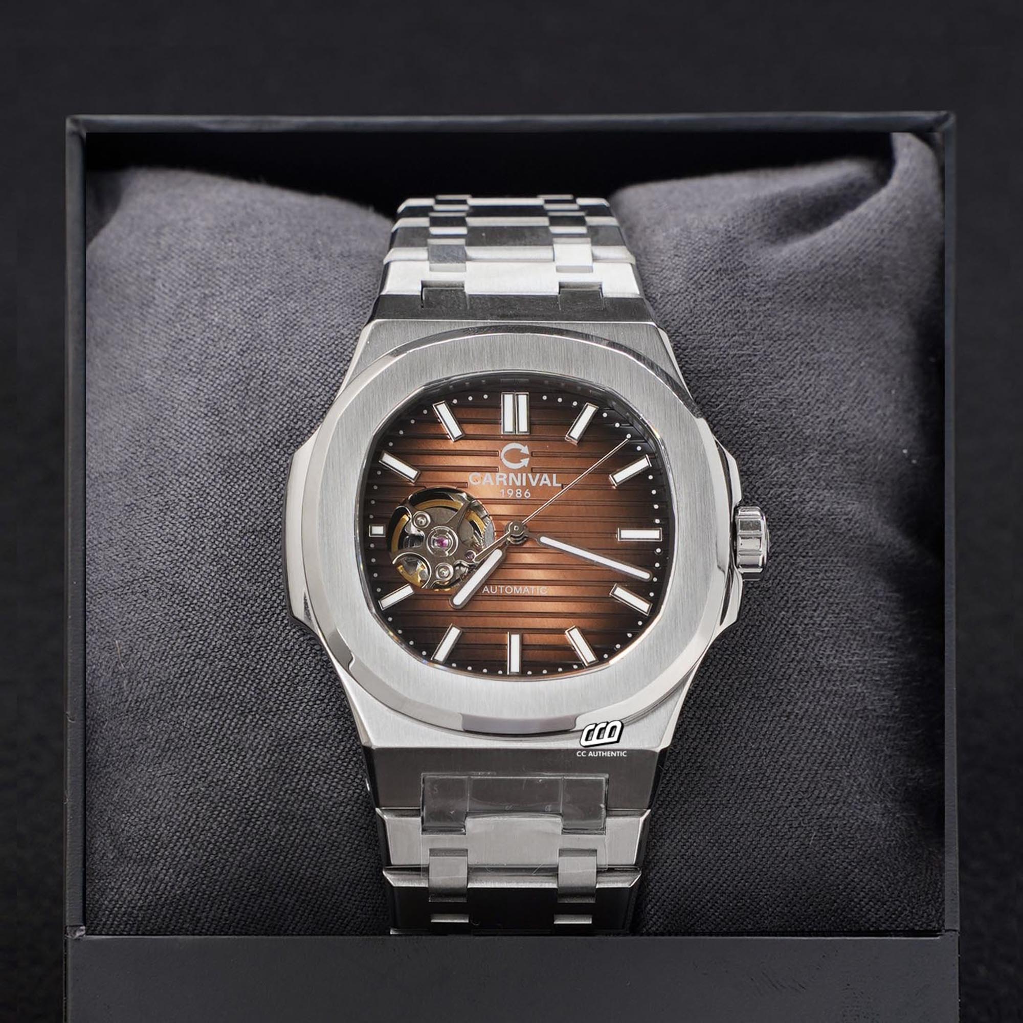 ĐỒNG HỒ NAM CARNIVAL 8128G1 VT N AUTOMATIC 41MM