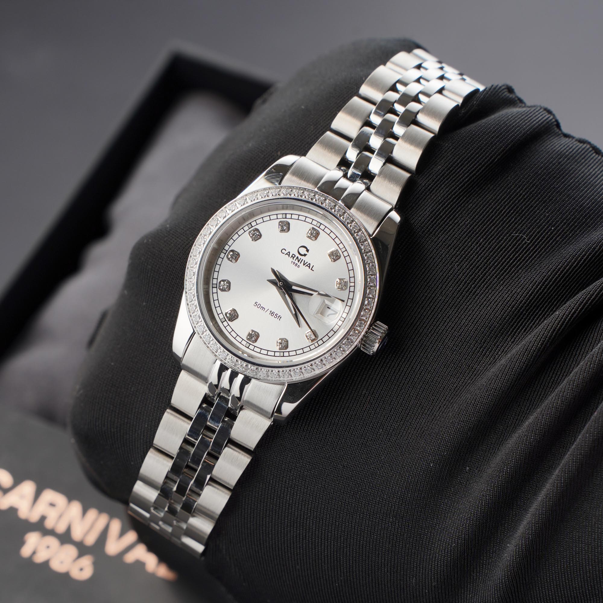 ĐỒNG HỒ NỮ CARNIVAL 8131L2 VT T QUAZT 32MM