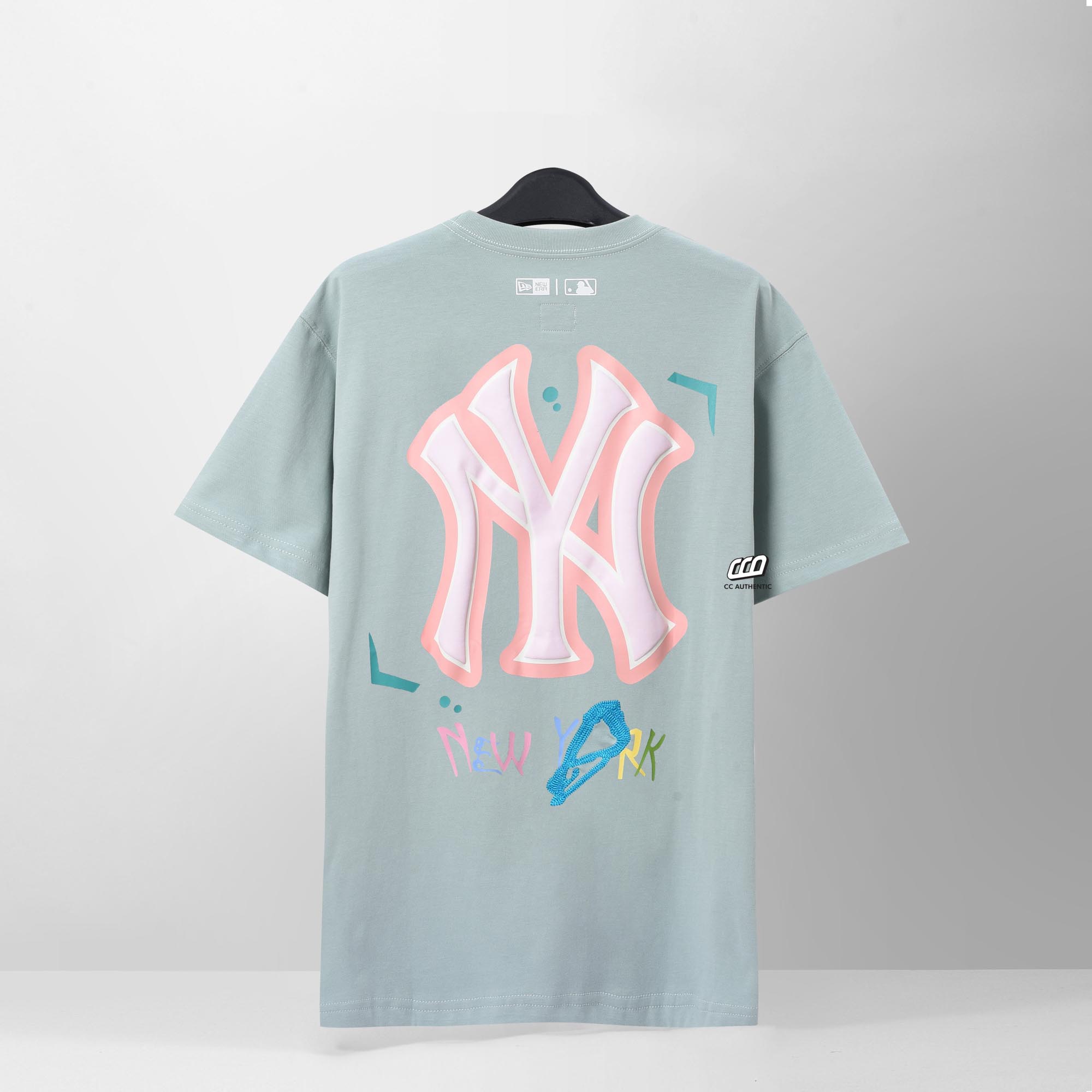 NEW ERA YEARNING T-SHIRT - MINT BLUE