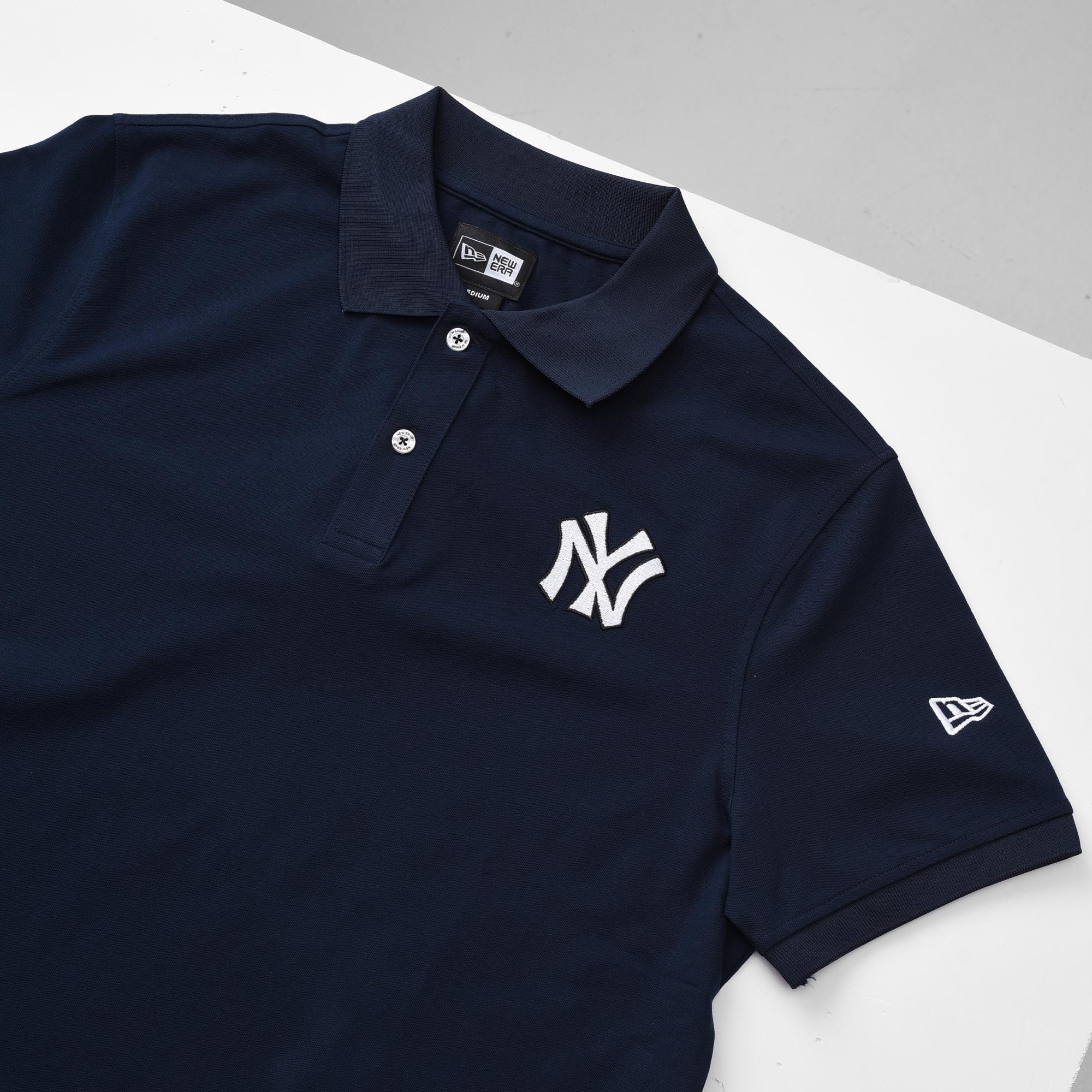 NEW ERA AP NY POLO SHIRT - NAVY