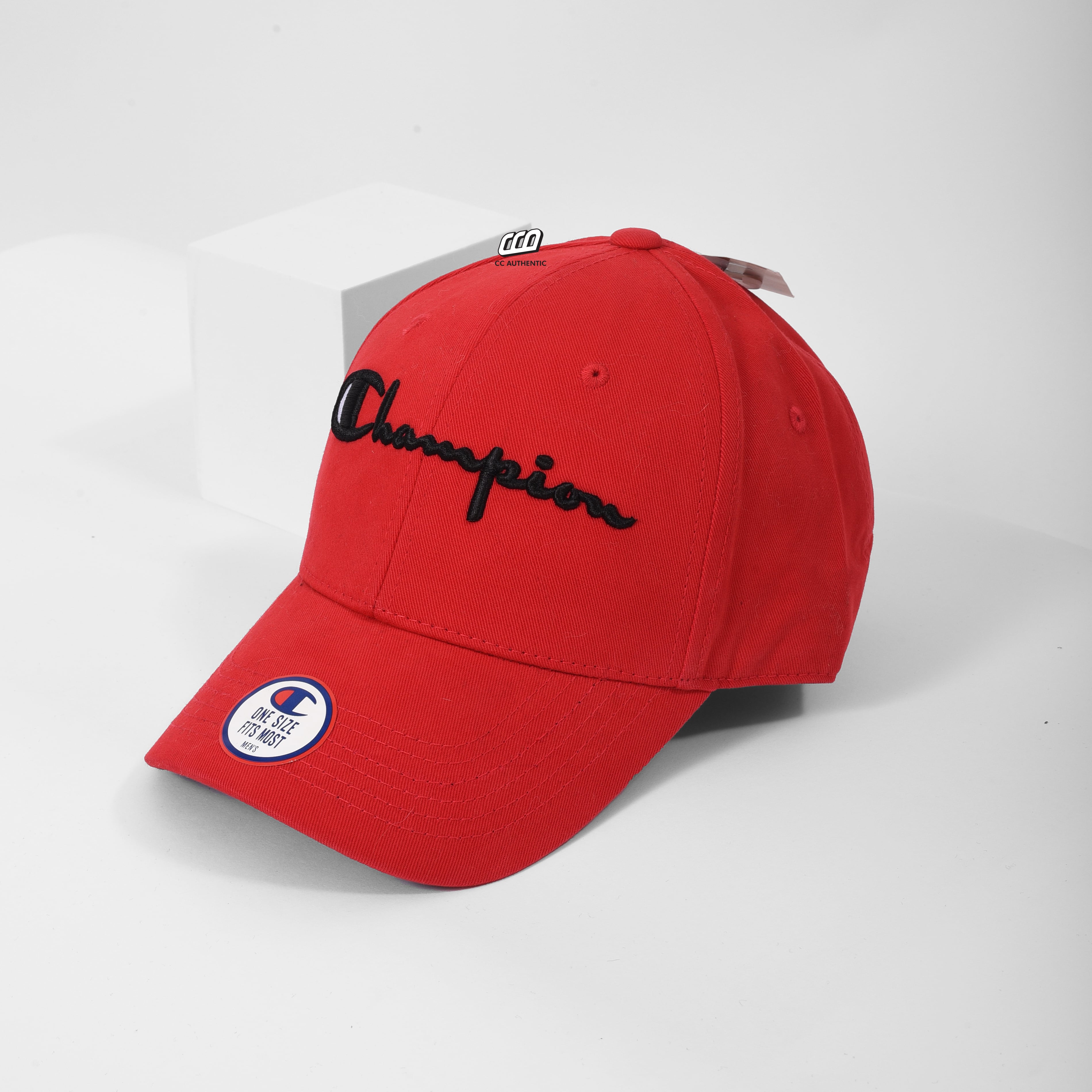 CHAMPION CLASSIC TWILL SCARLET STRAPBACK HAT