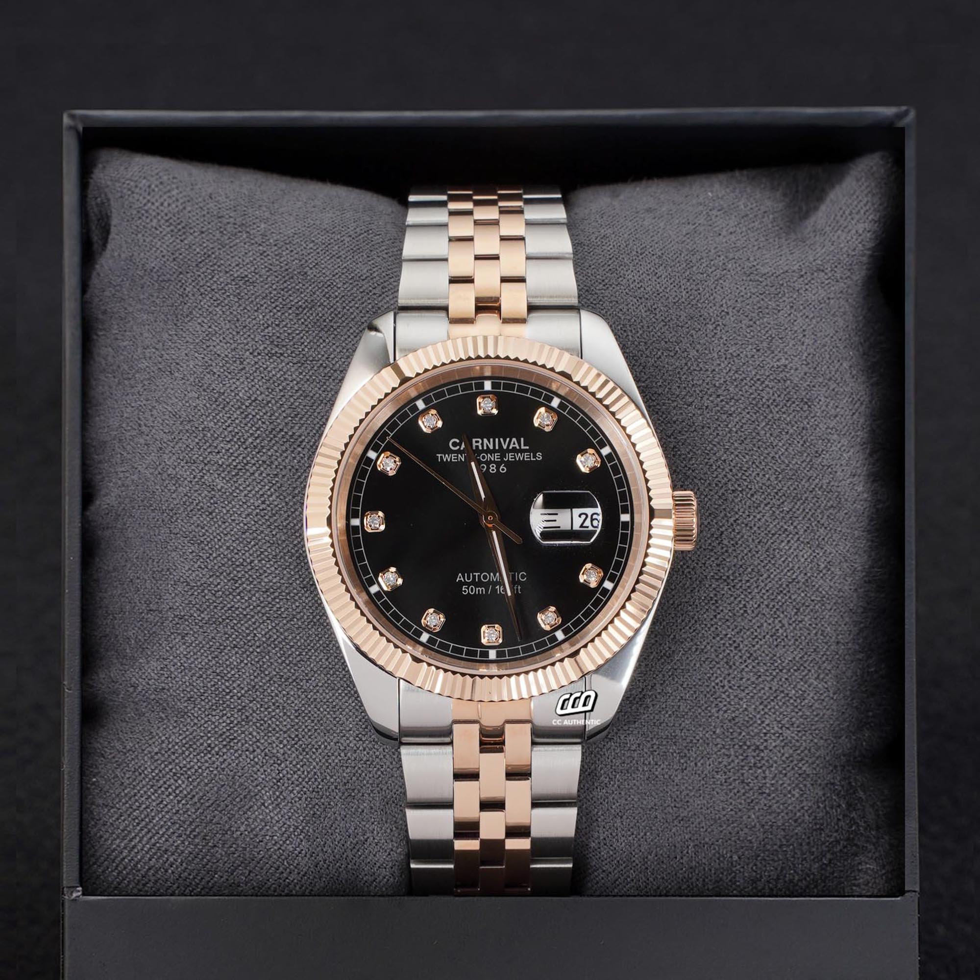 ĐỒNG HỒ NAM CARNIVAL 8131G CH D AUTOMATIC 41MM