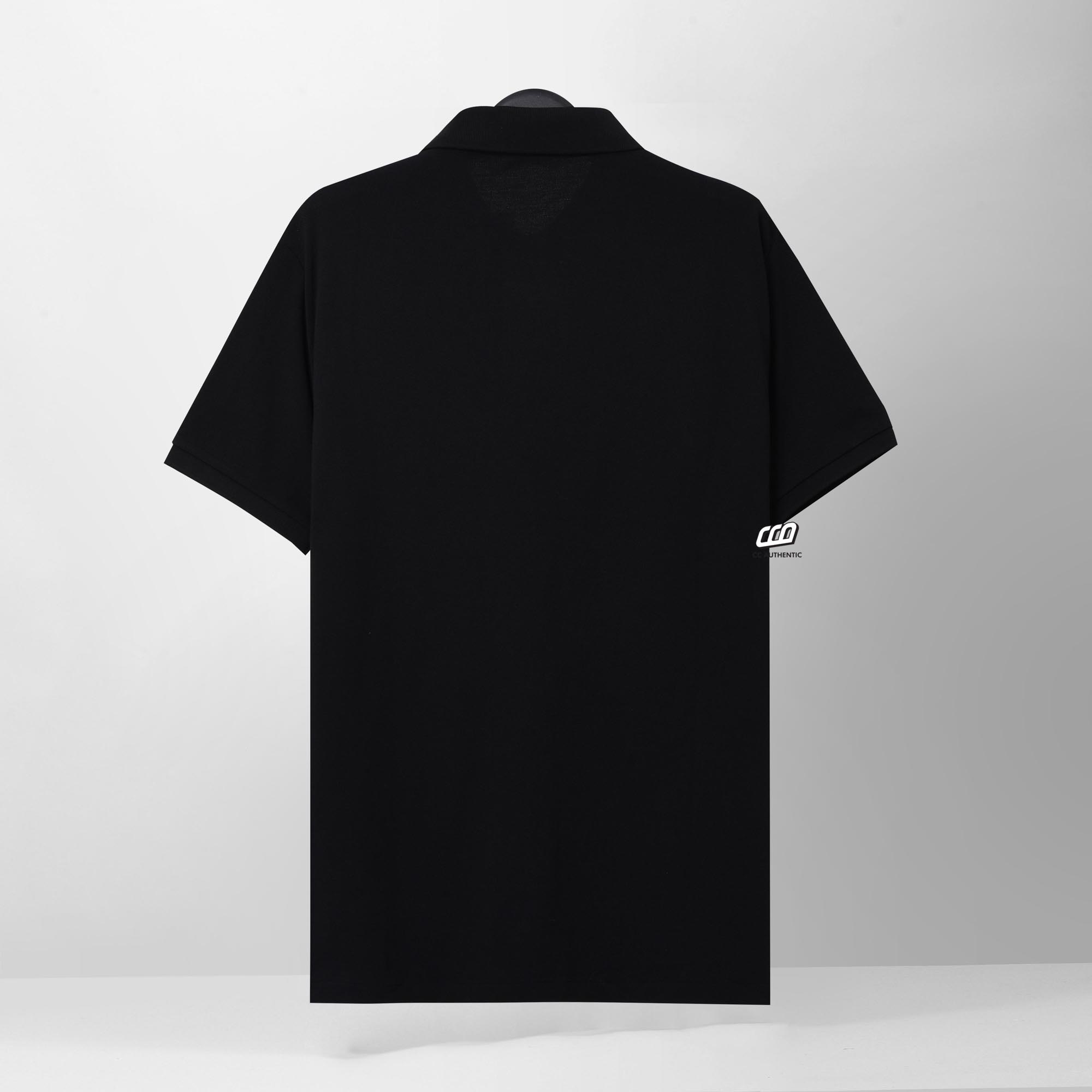 RALPH LAUREN PIQUE SLIM FIT POLO SHIRT - BLACK