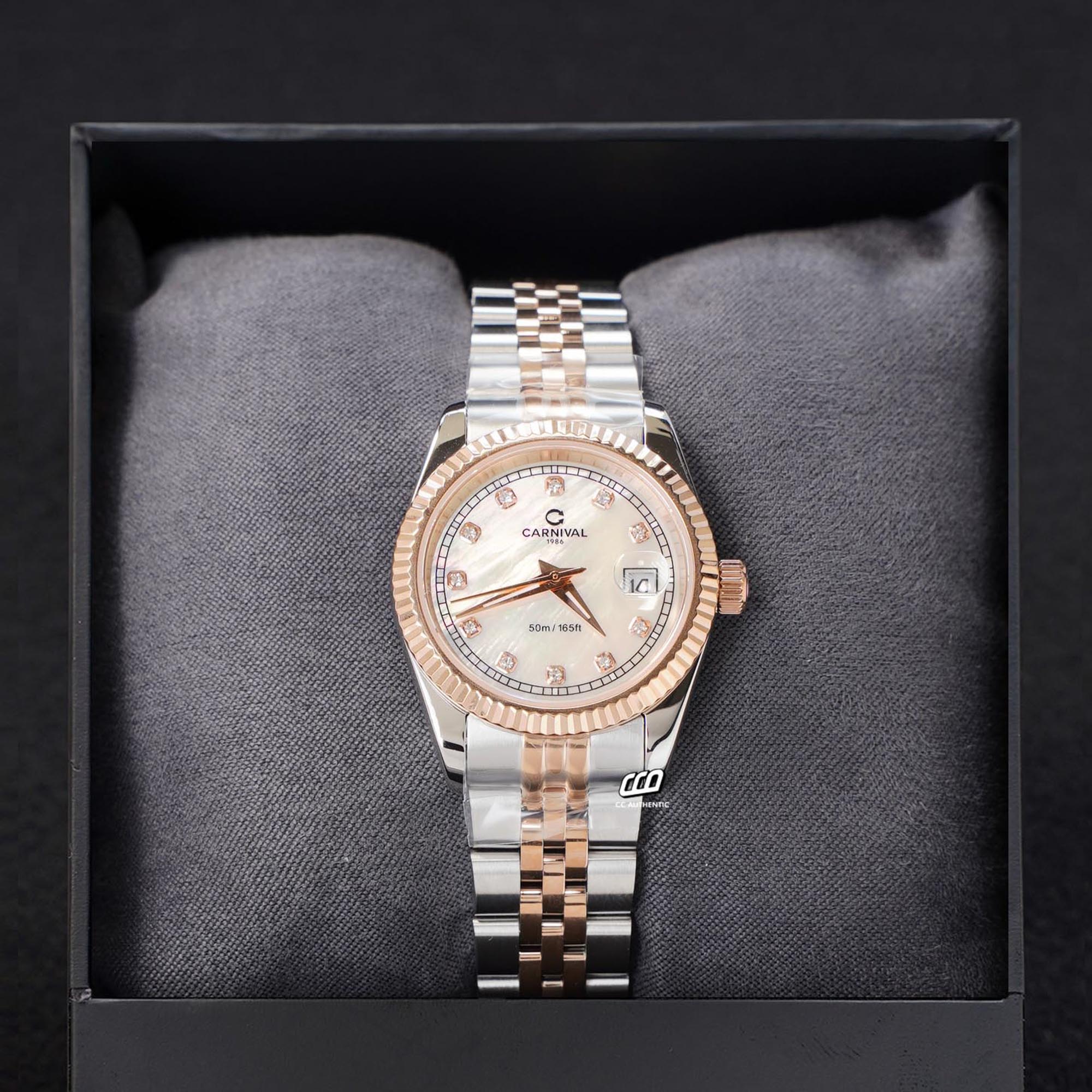ĐỒNG HỒ NỮ CARNIVAL 8131L CH TK QUAZT 32MM